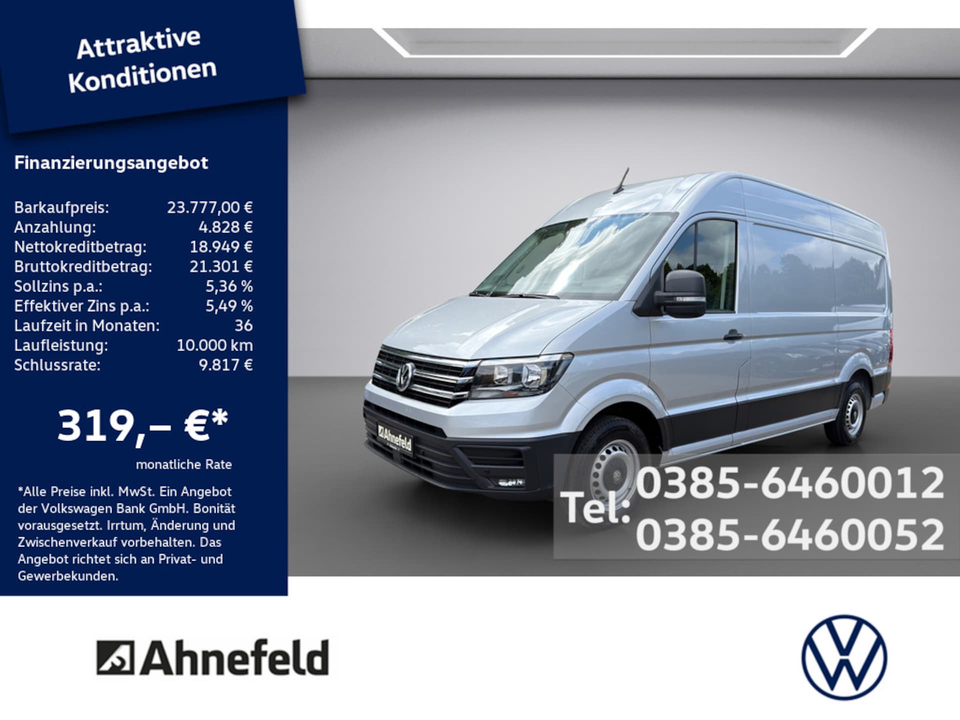 Volkswagen Crafter Kasten mittlerer Radstand