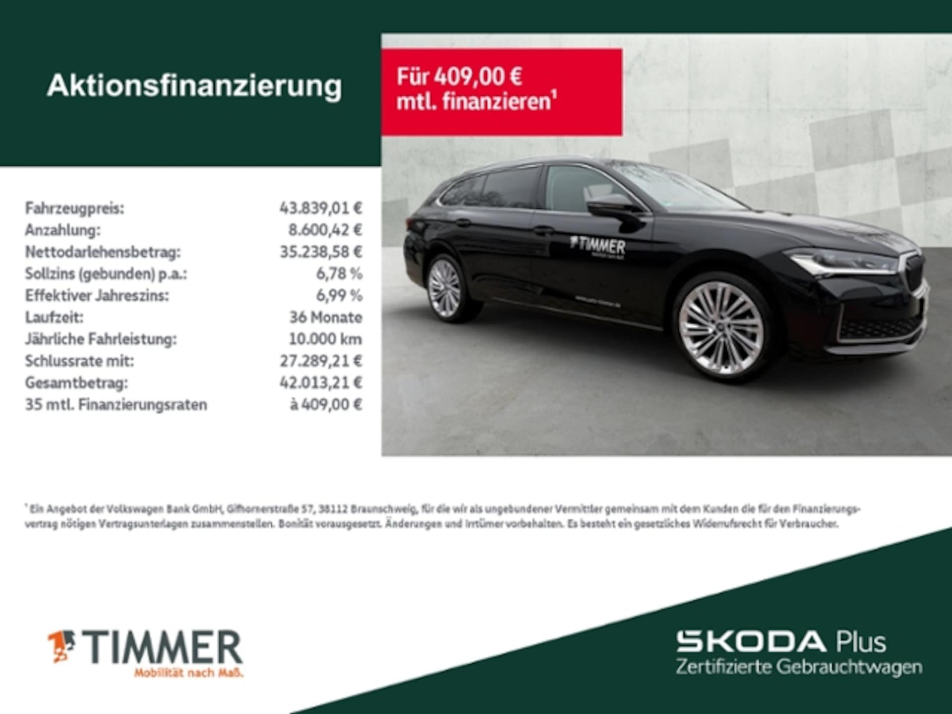 Skoda Superb Combi Selection