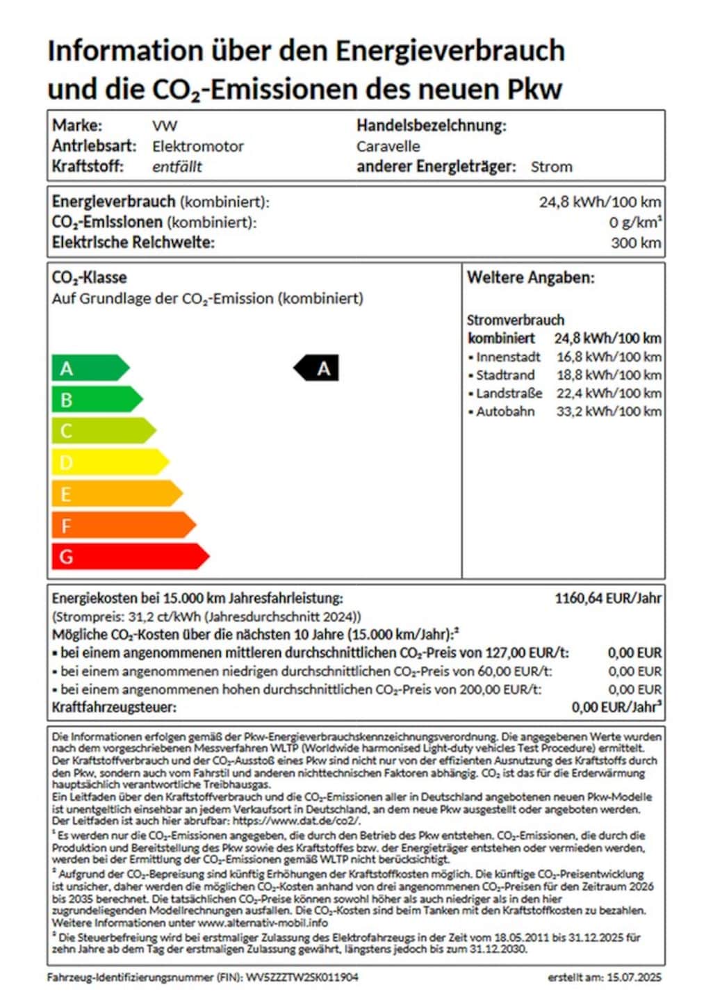 Volkswagen e-Caravelle Life