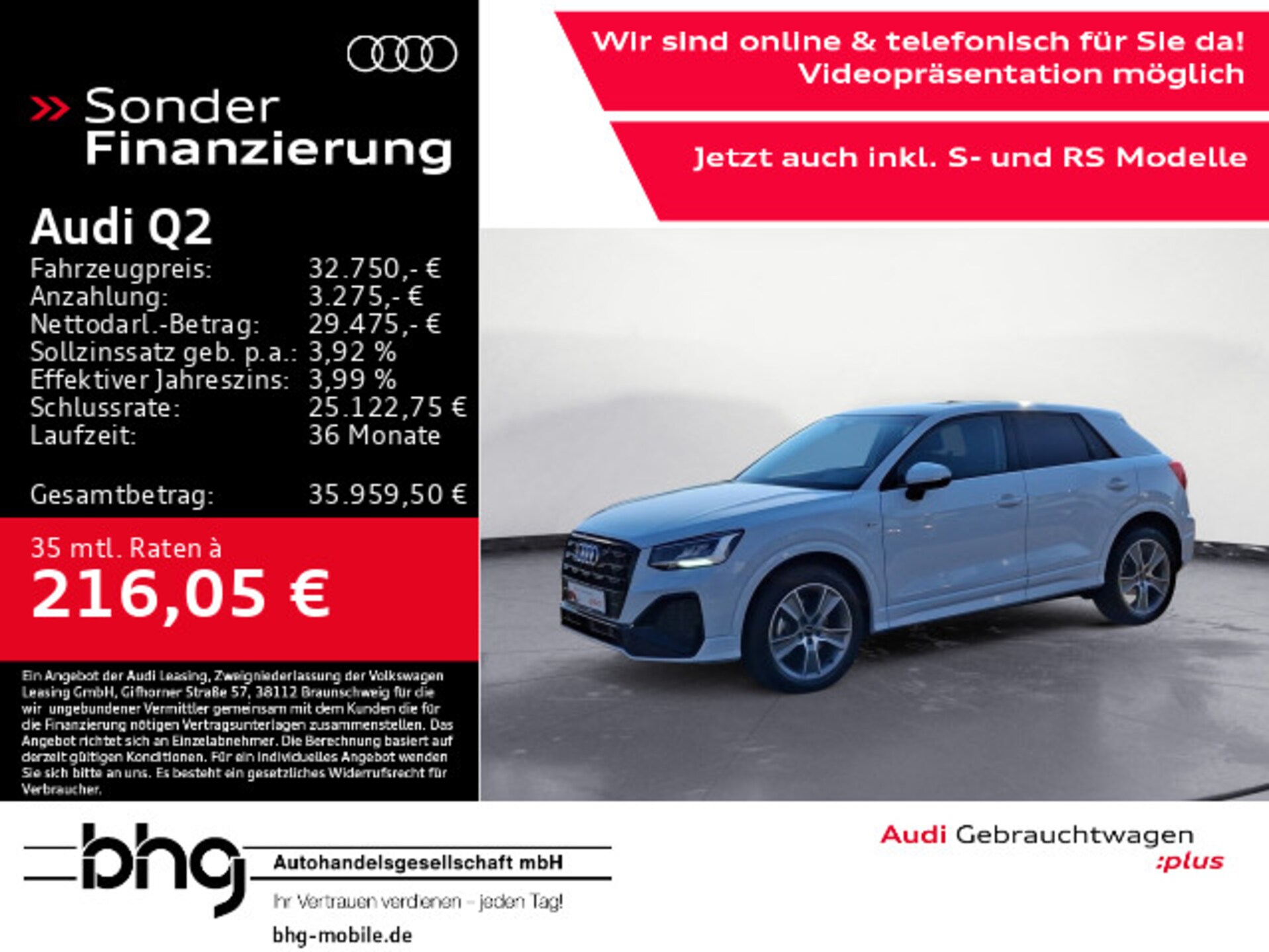 Audi Q2 S line