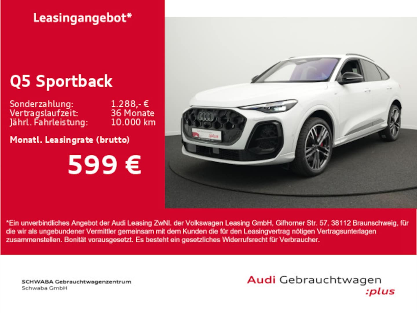 Bild über Audi Q5 Sportback TDI quattro 150 kW S tronic - für weitere Informationen kontaktieren Sie den Audi Partner