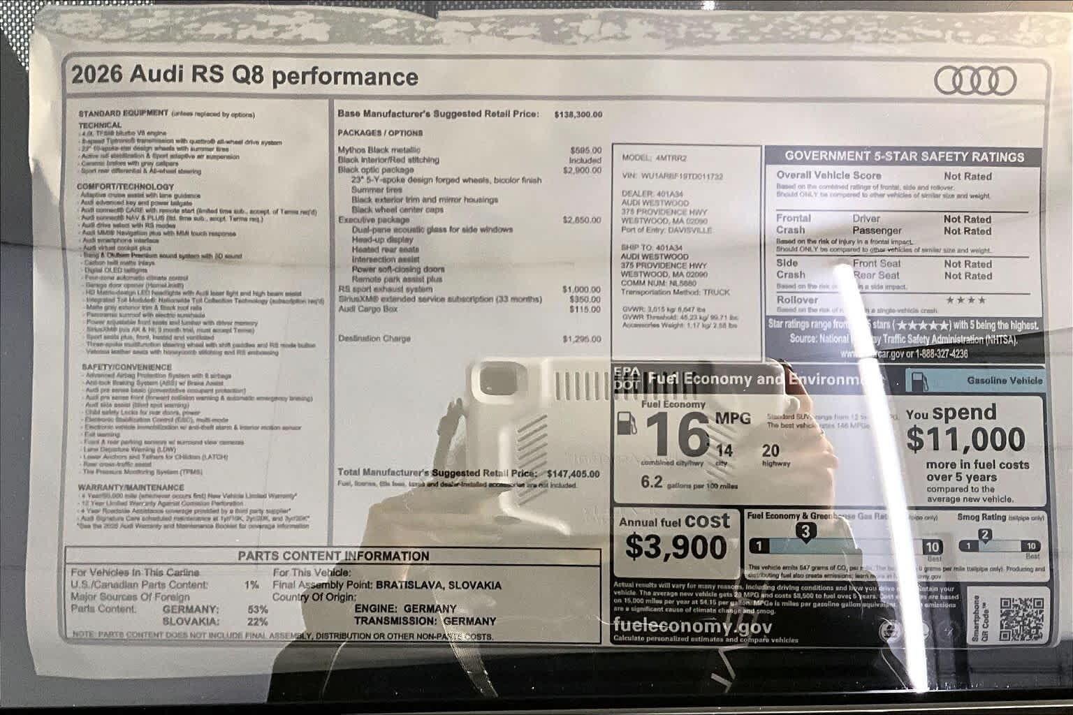 2026 Audi RS Q8 Base - Photo 19