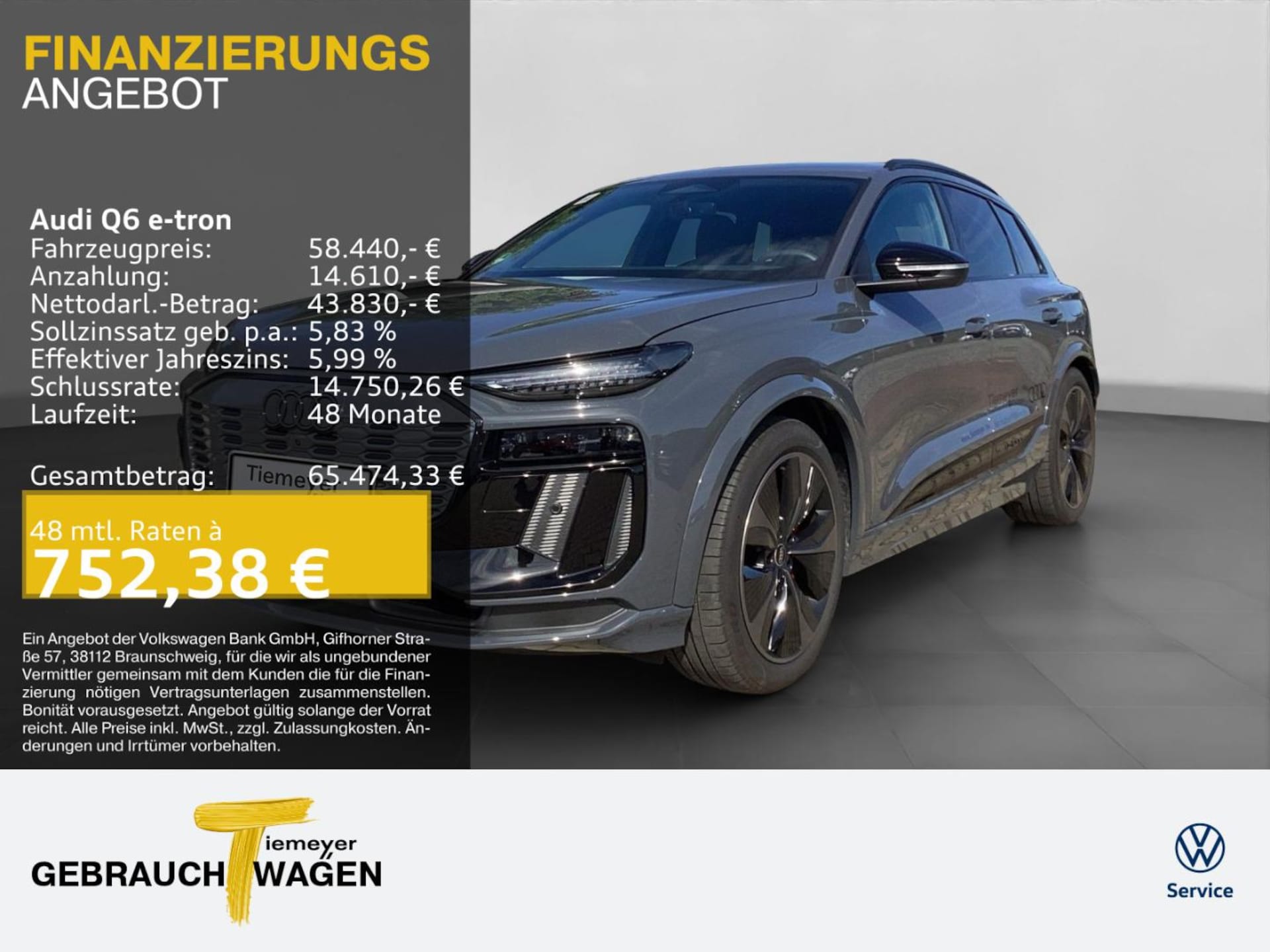 Audi Q6 SUV e-tron