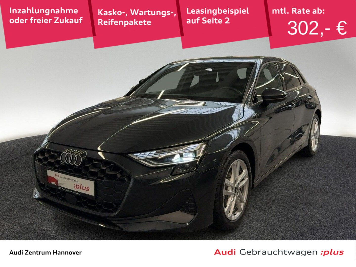 Bild über Audi A3 Sportback 30 TDI Schaltgetriebe - für weitere Informationen kontaktieren Sie den Audi Partner
