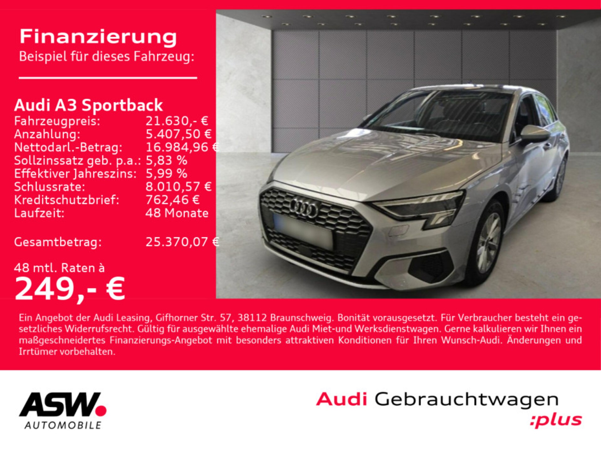 Audi A3 Sportback