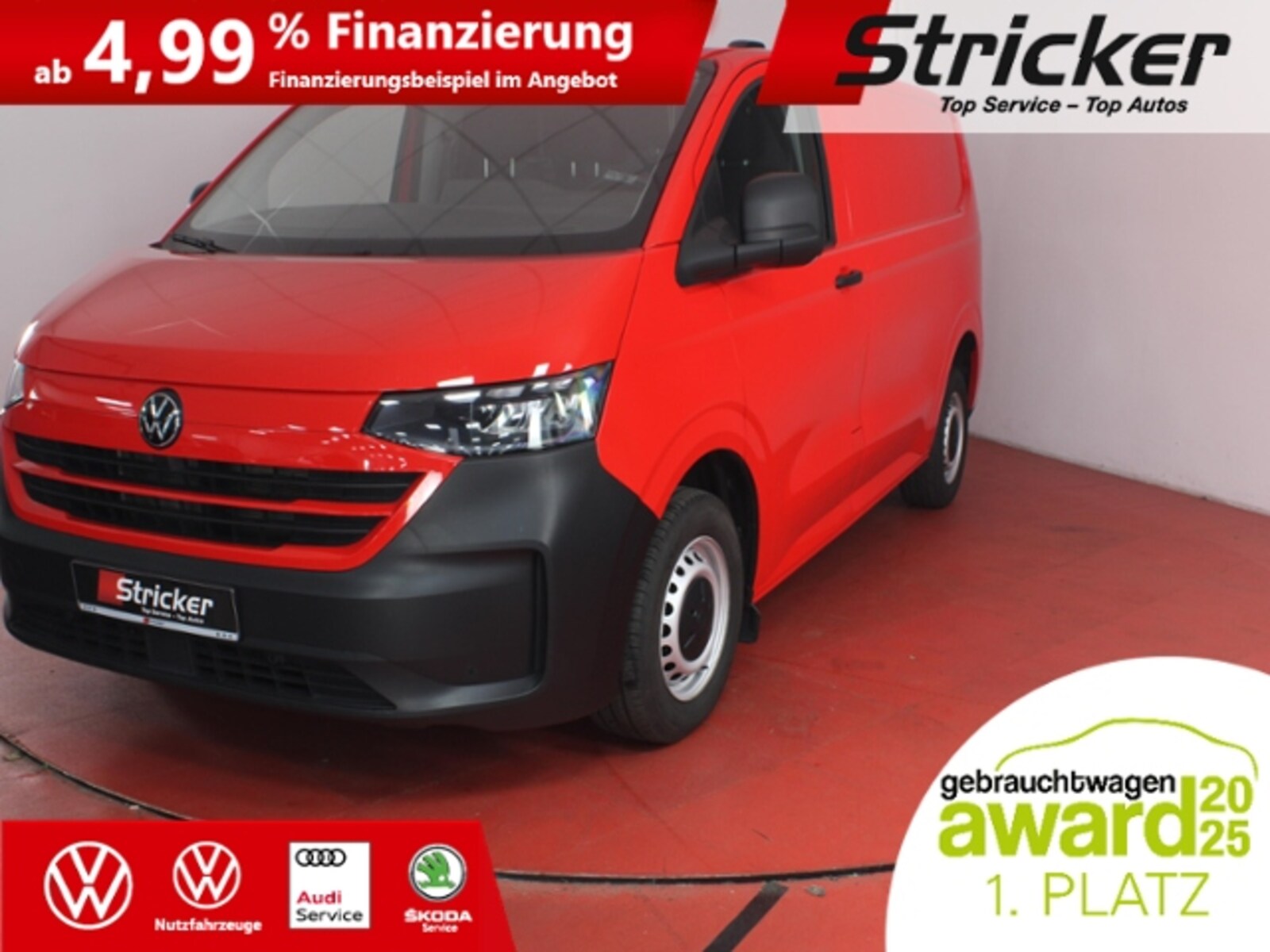 Volkswagen Transporter Kasten kurzer Radstand
