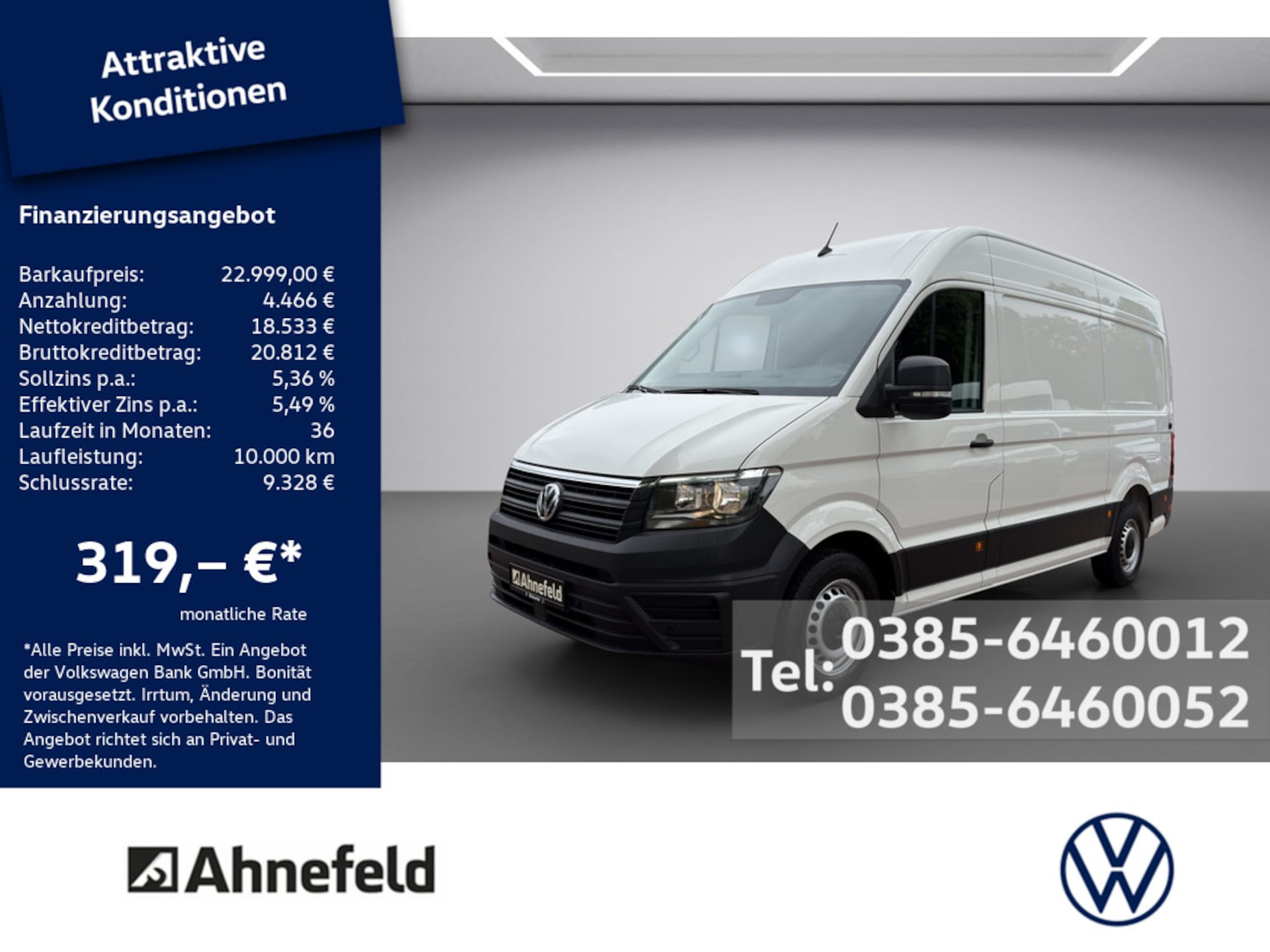 Volkswagen Crafter Kasten mittlerer Radstand