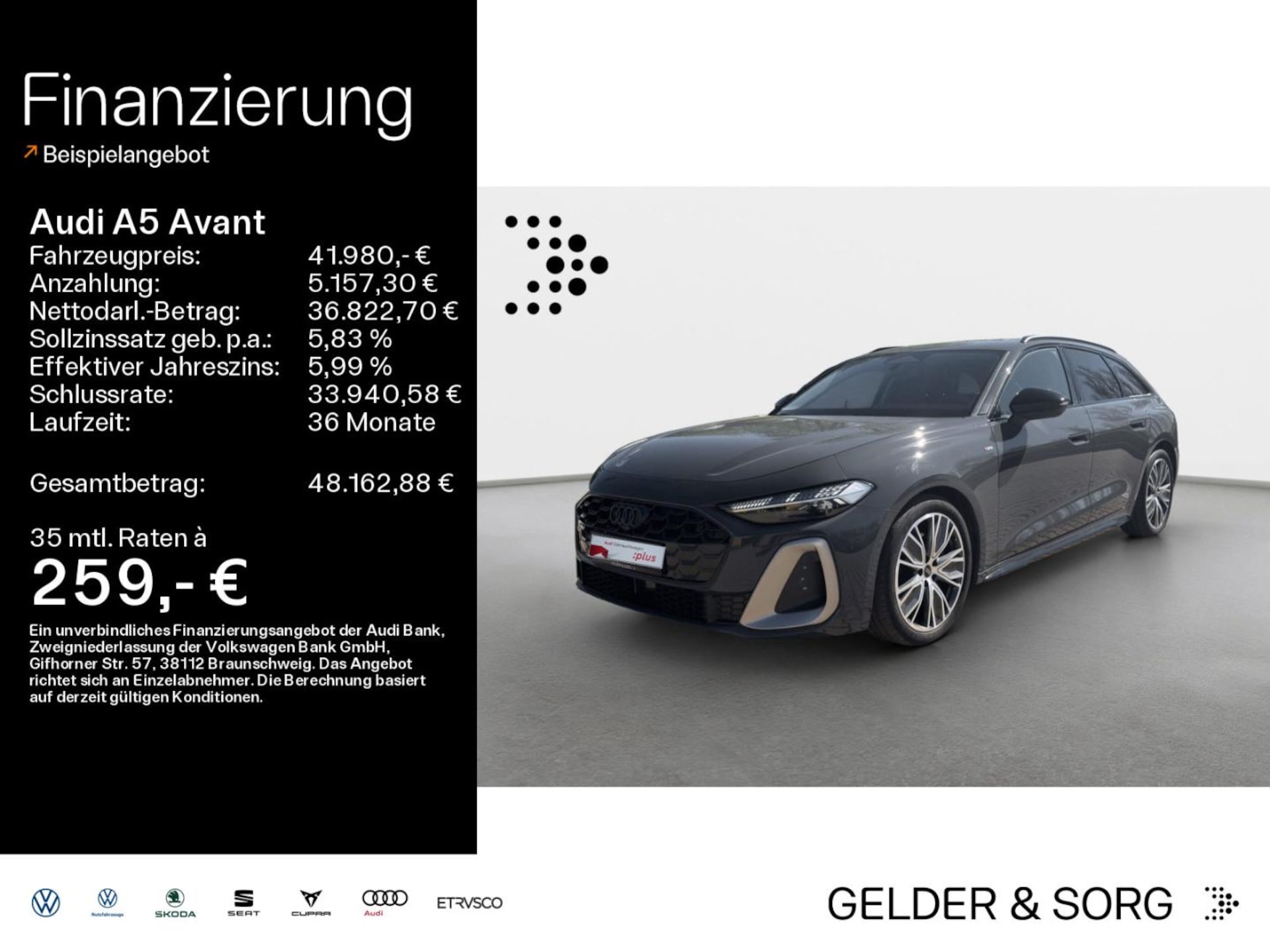 Audi A5 Avant edition one