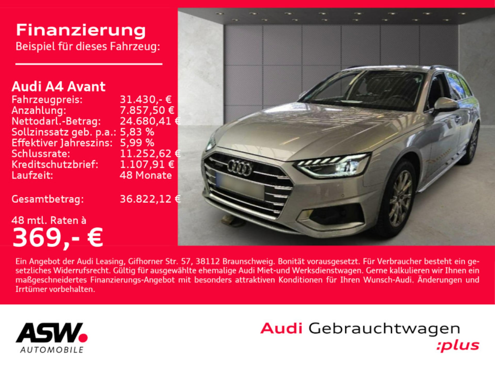 Audi A4 Avant Advanced