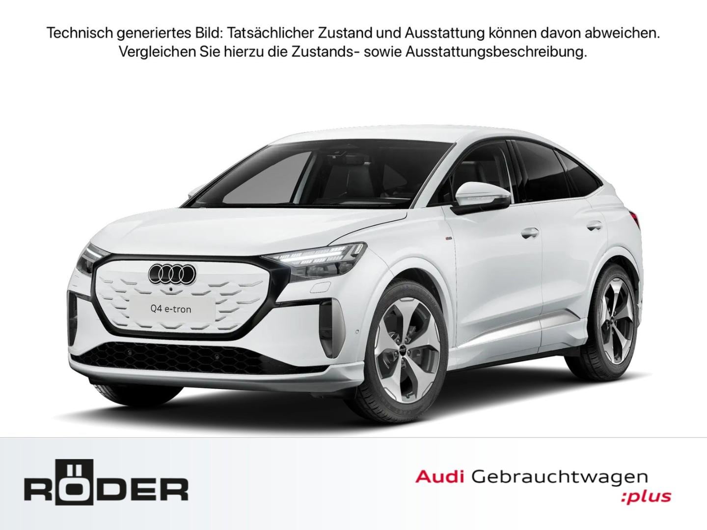 Bild über Audi Q4 Sportback e-tron e-tron performance 210 kW - für weitere Informationen kontaktieren Sie den Audi Partner