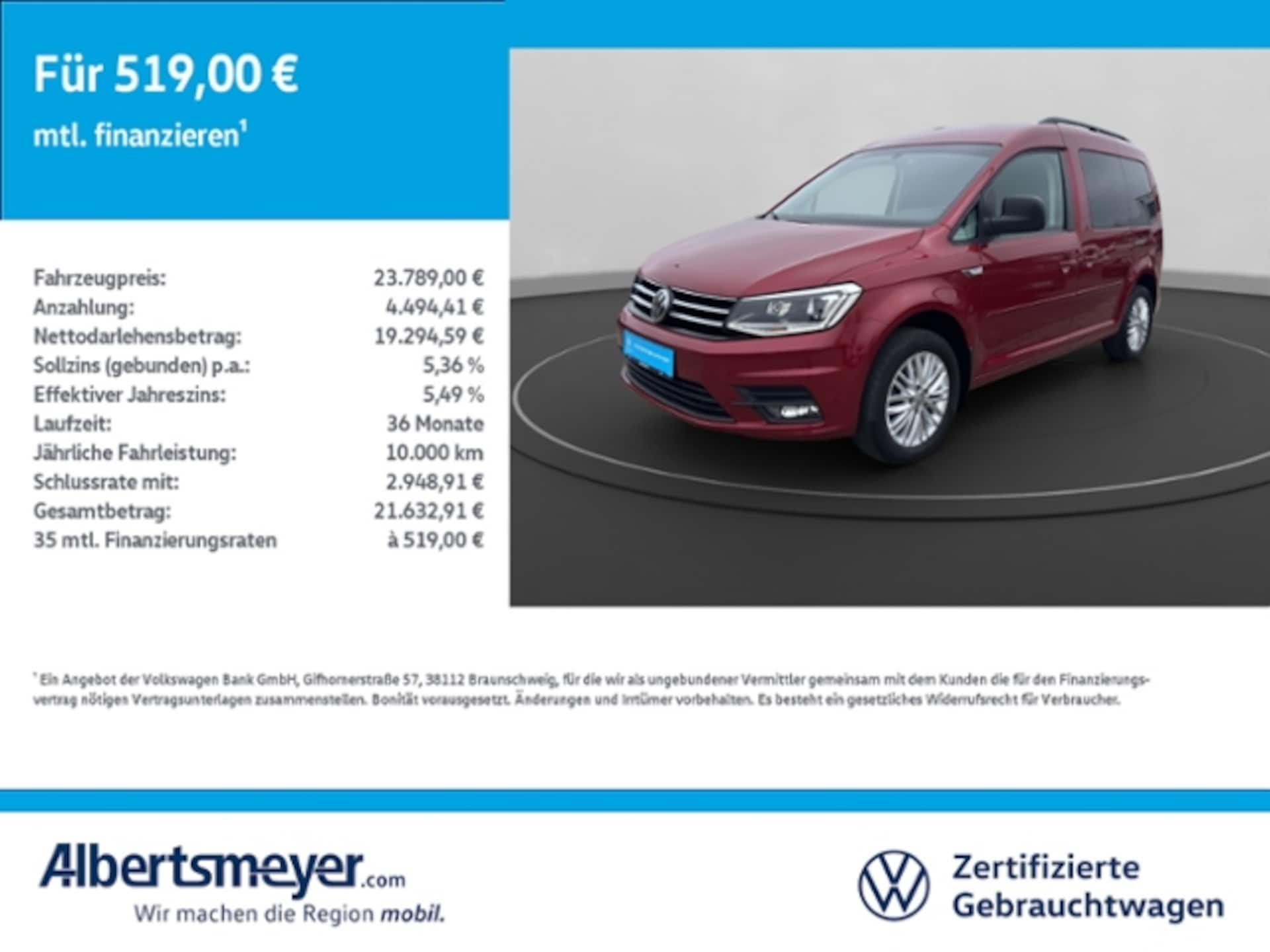 Volkswagen Caddy Comfortline