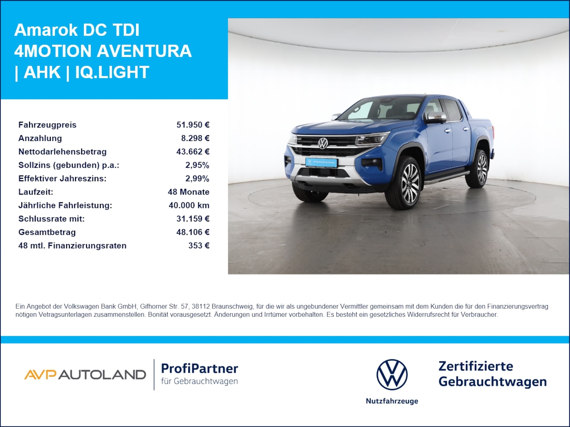 Volkswagen Amarok DoubleCab Aventura