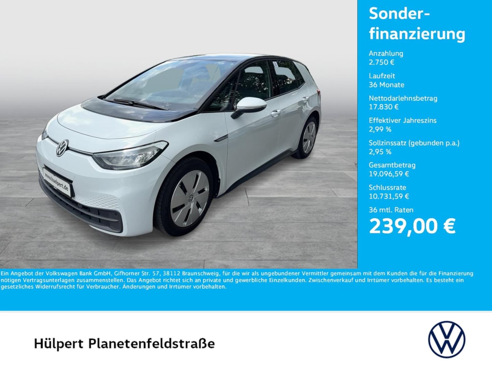 Volkswagen ID.3 Pro
