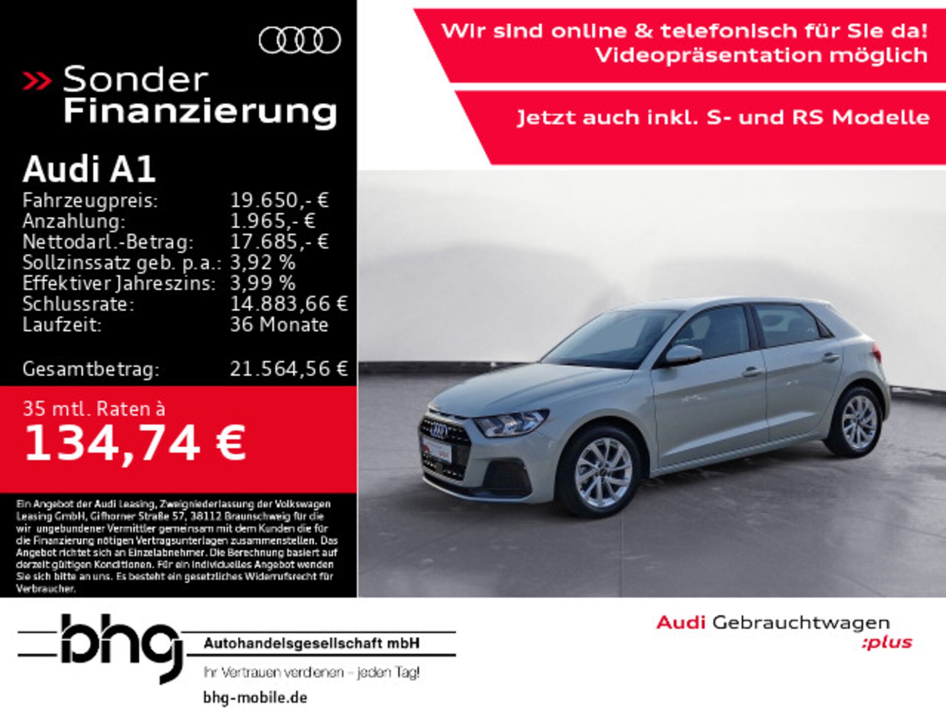 Audi A1 Sportback Advanced