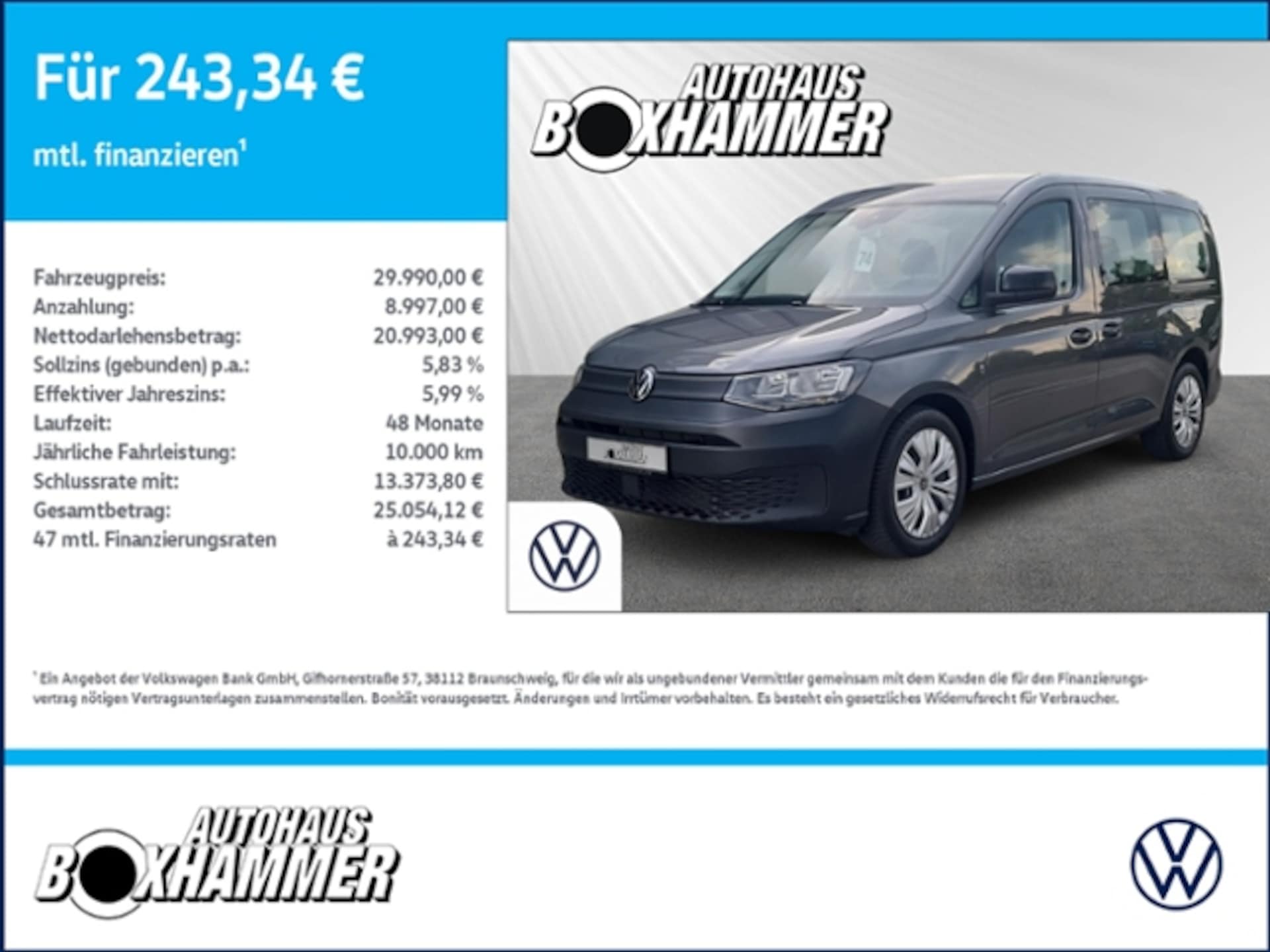 Volkswagen Caddy Maxi Basis-Modell