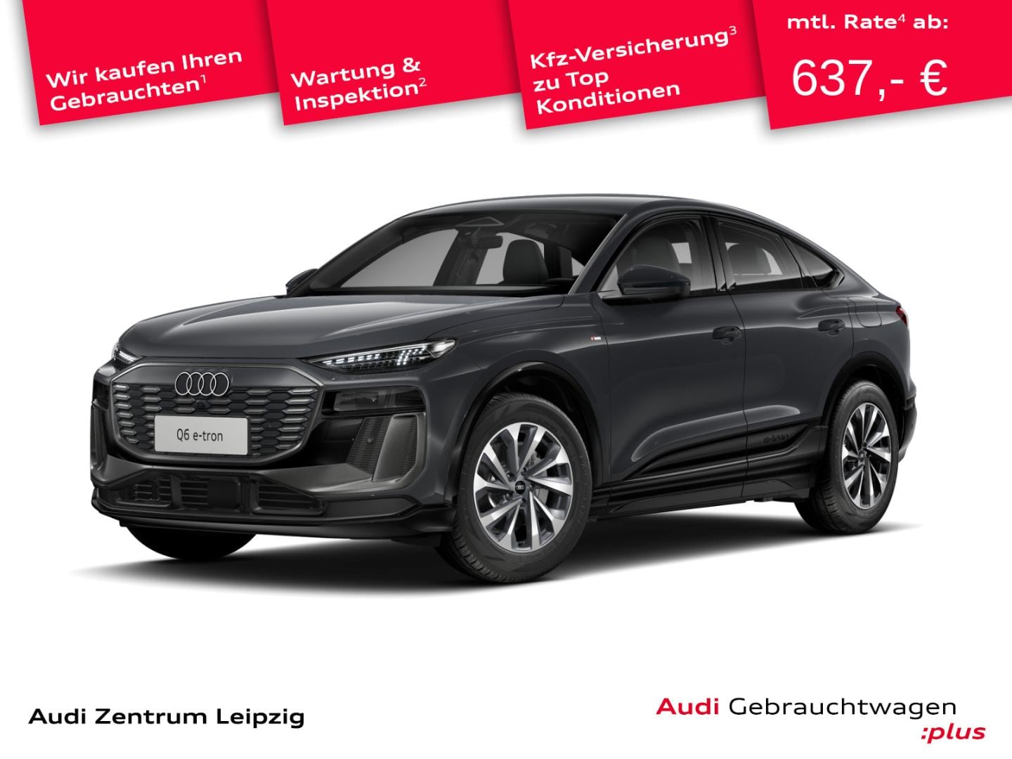 Bild über Audi Q6 Sportback e-tron e-tron performance - für weitere Informationen kontaktieren Sie den Audi Partner
