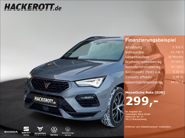 CUPRA Ateca 4Drive VZ 2.0 TSI DSG Parklenka. ACC Pano Navi 360° Kamera (GW-B572040)