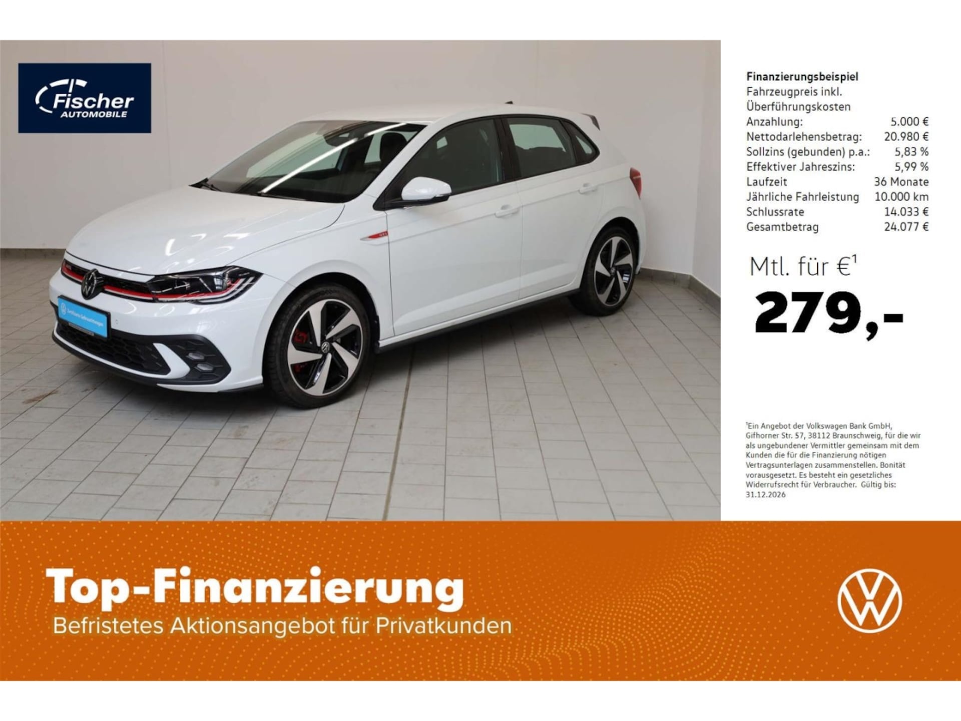 Volkswagen Polo — Volkswagen Polo 2.0 TSI DSG Matrix/App-Connect/PDC/SH