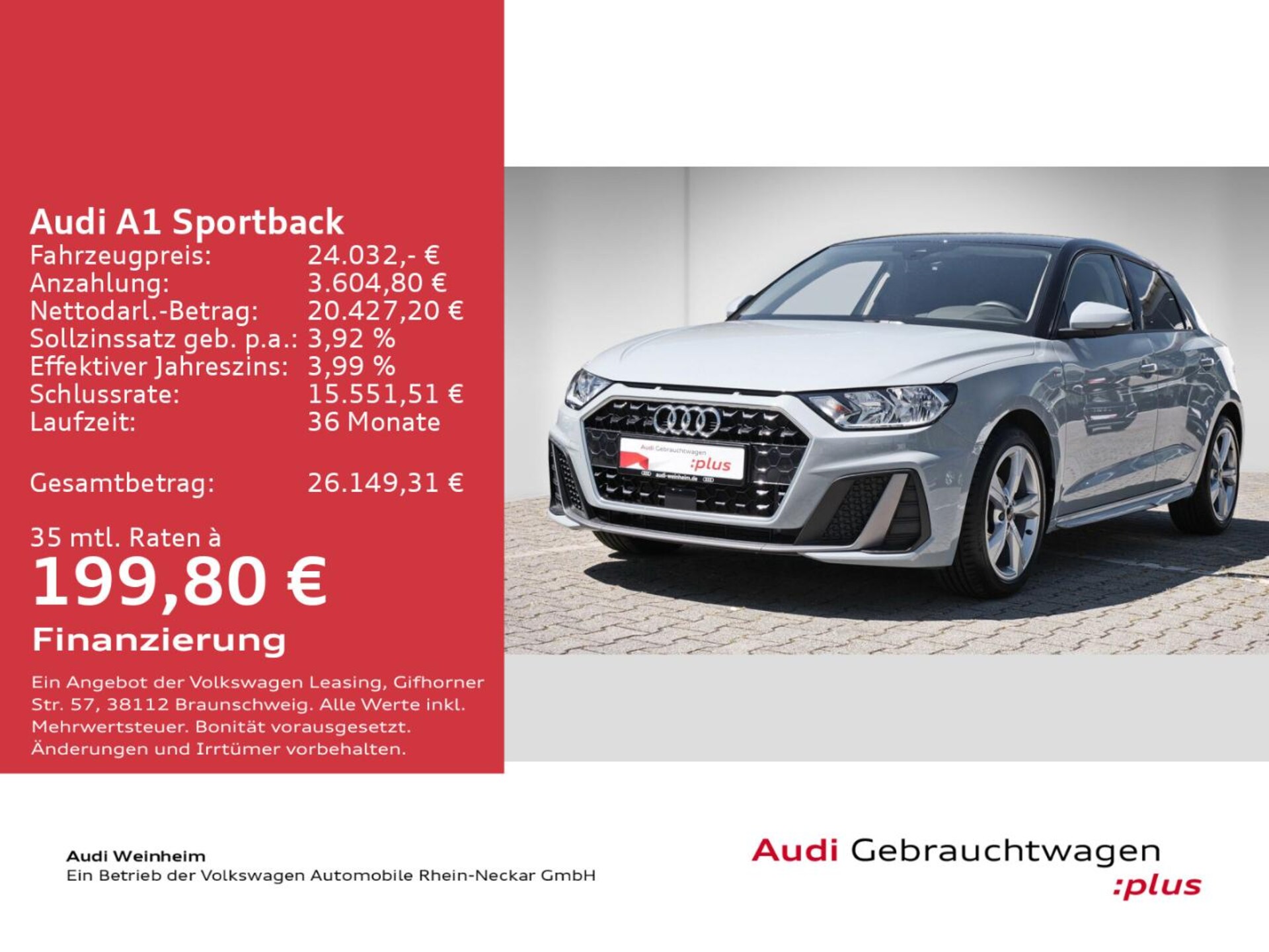 Audi A1 Sportback S line