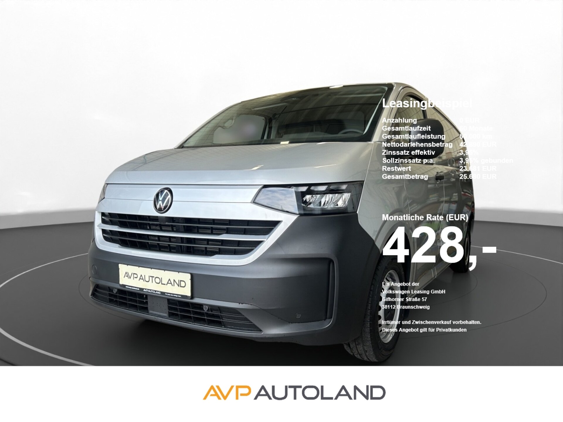 Volkswagen Transporter Kasten langer Radstand