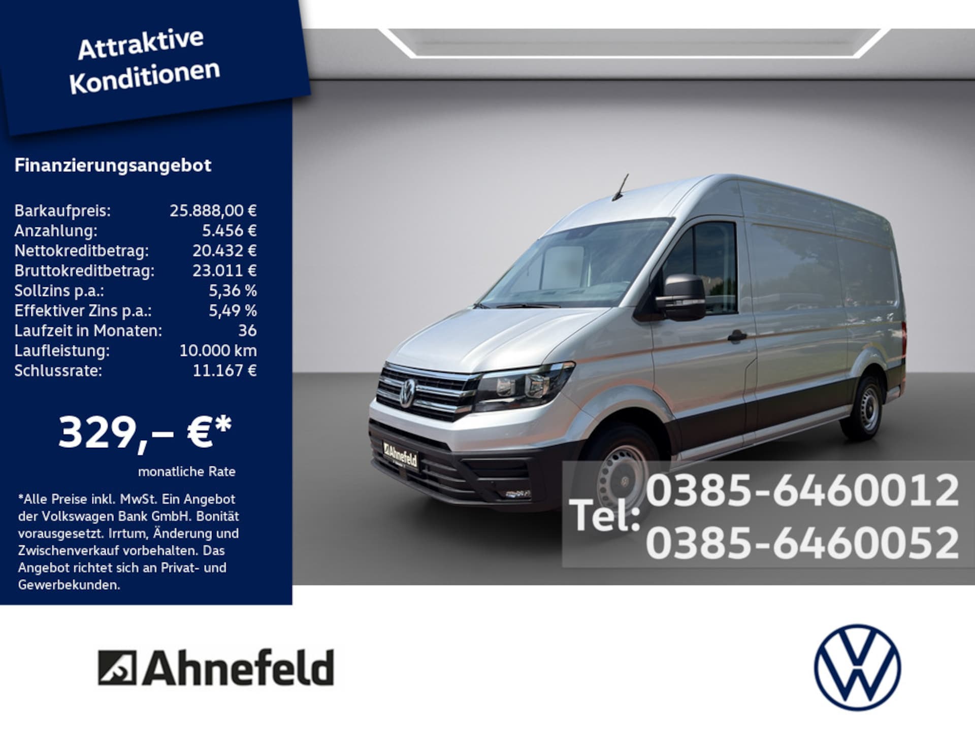 Volkswagen Crafter Kasten mittlerer Radstand