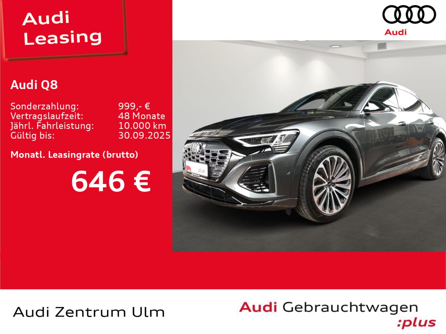 Image about Audi Q8 Sportback e-tron S line 50 e-tron quattro