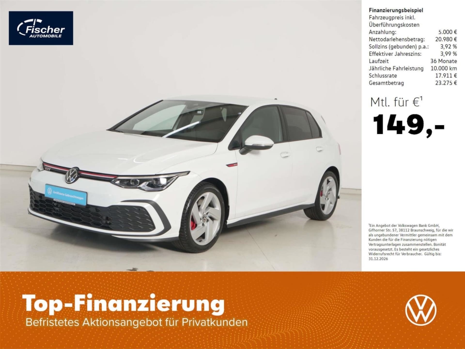 Volkswagen Golf — Volkswagen Golf 2.0 TSI DSG LED/ACC/SH/Klima/PDC
