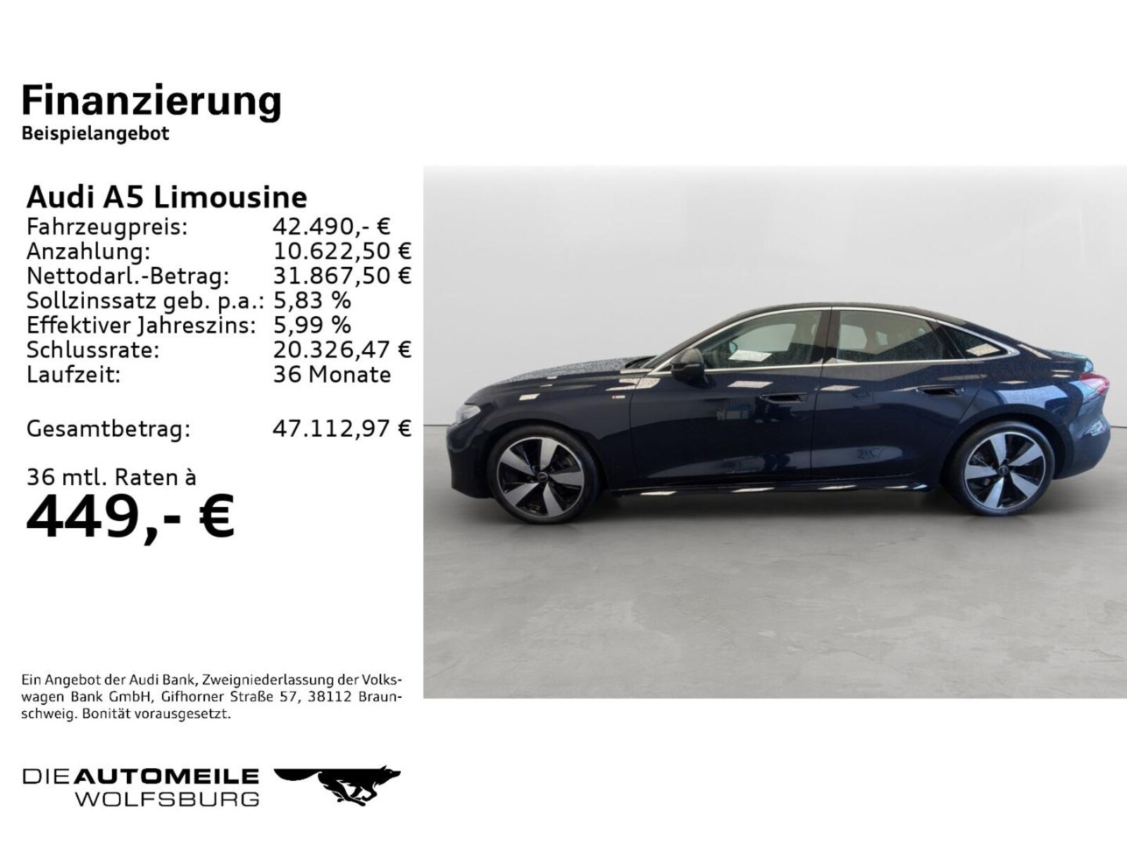Audi A5 Limousine – Bild 2