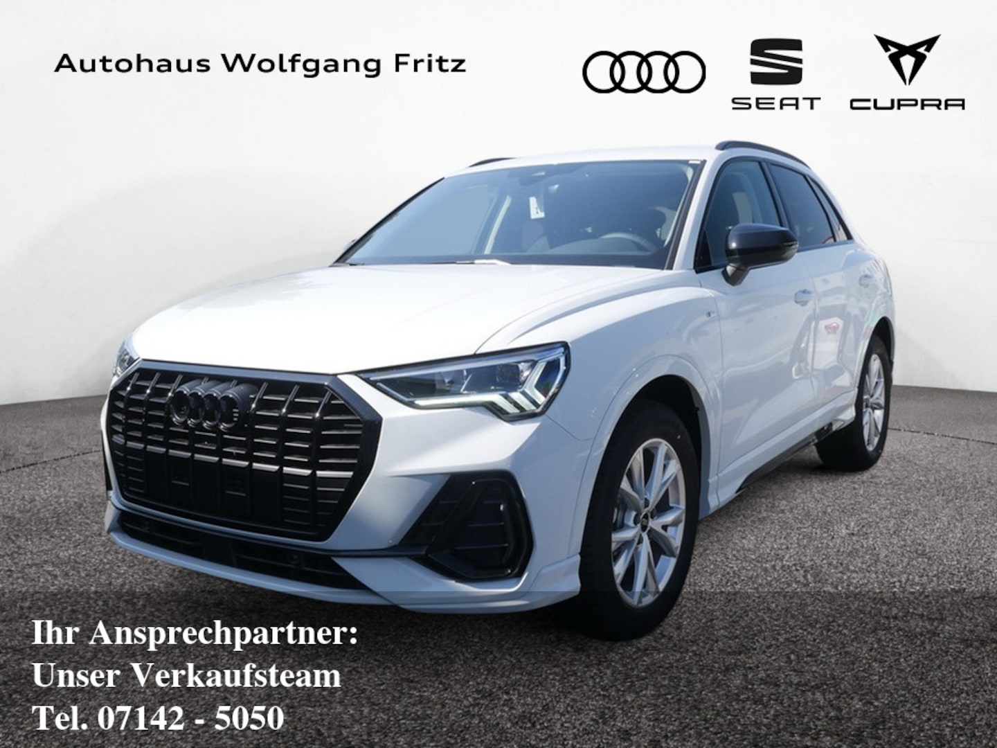Bild über Audi Q3 TFSI 110 kW S tronic - für weitere Informationen kontaktieren Sie den Audi Partner