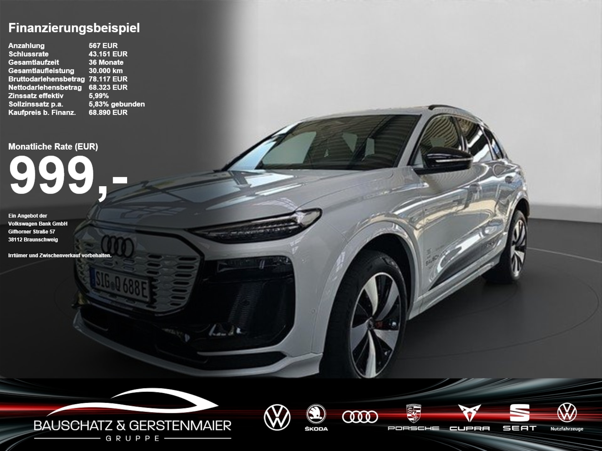 Audi Q6 SUV e-tron