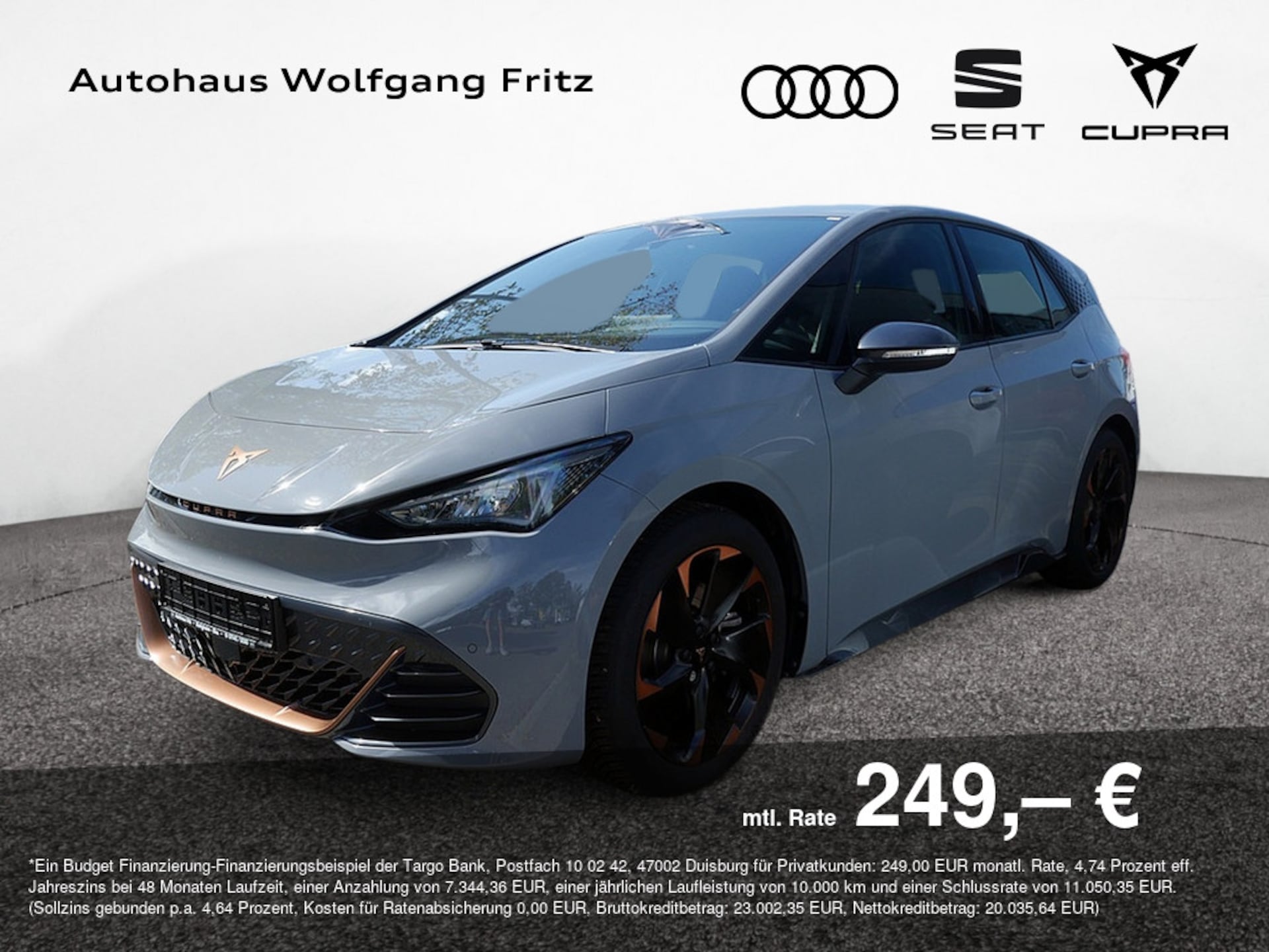 Cupra Born — CUPRA Born Born 170 58kWh LED+PDC+LENKRADHEIZUNG+FSE+KLI
