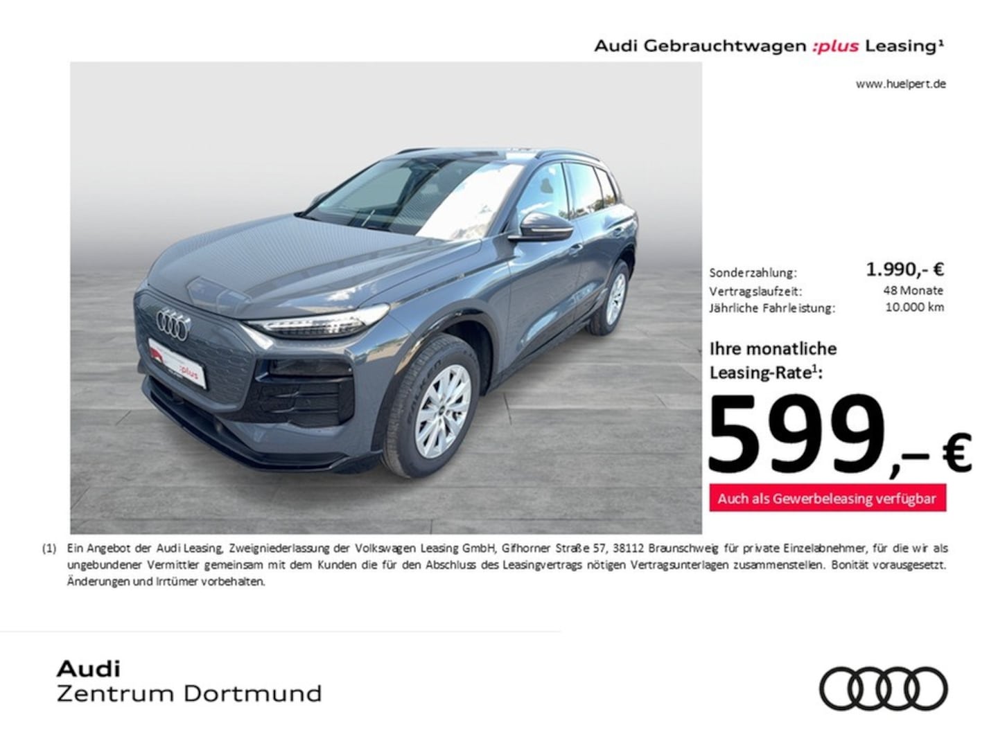 Bild über Audi Q6 SUV e-tron e-tron performance 225 kW - für weitere Informationen kontaktieren Sie den Audi Partner
