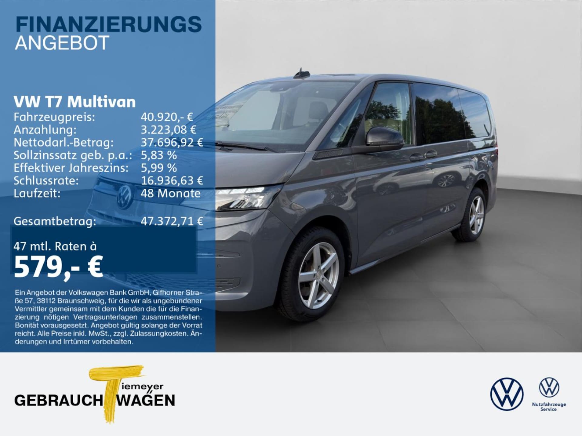 Volkswagen Multivan Langversion Basis-Modell