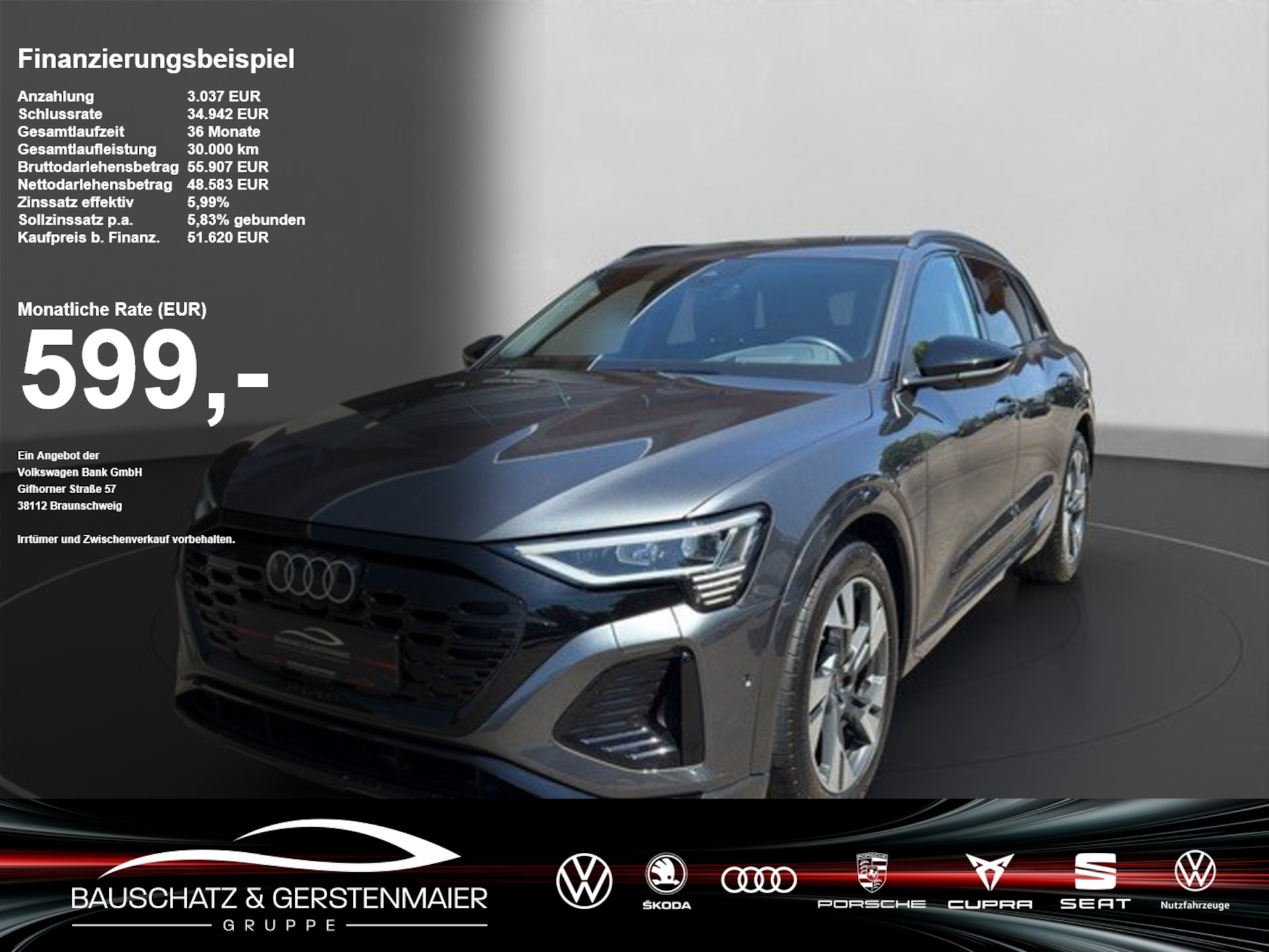 Audi Q8 e-tron S line