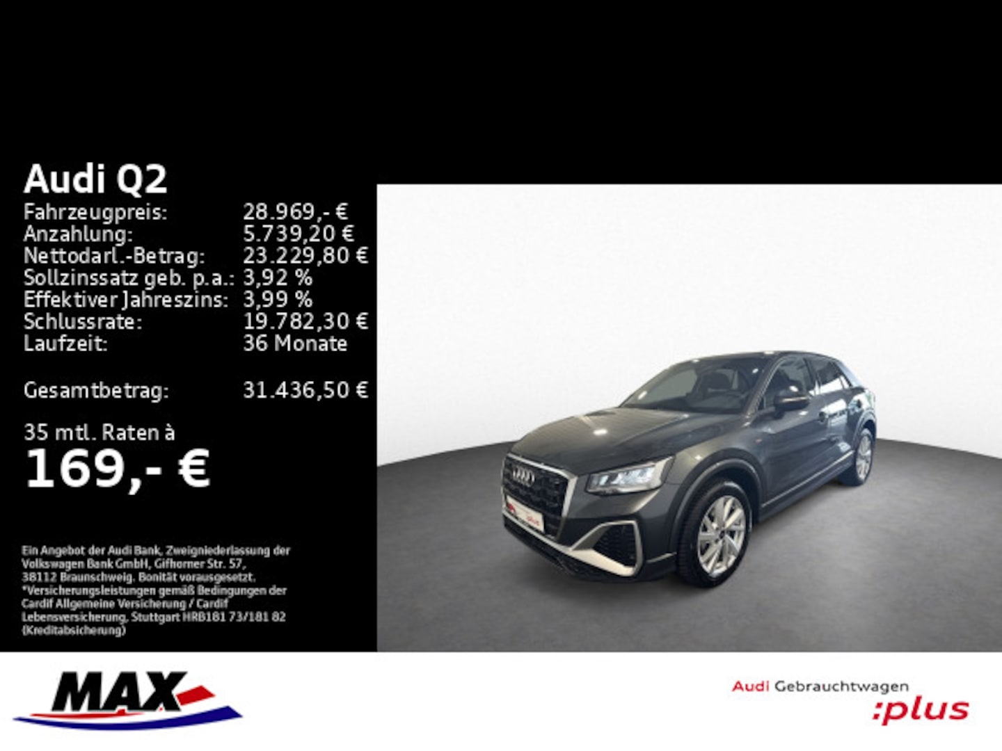 Bild über Audi Q2 S line 35 TFSI S tronic - für weitere Informationen kontaktieren Sie den Audi Partner