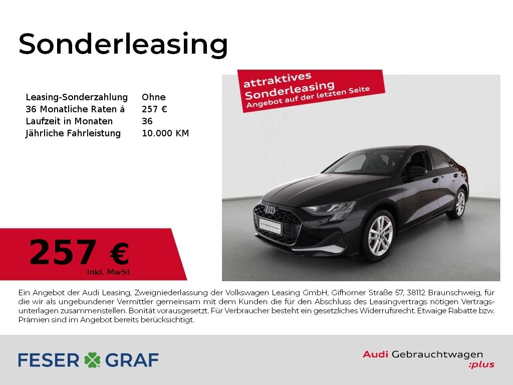 Image about Audi A3 Limousine advanced 30 TFSI S tronic