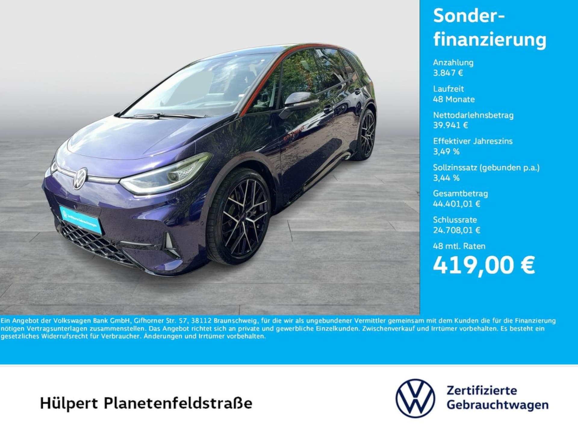 Volkswagen ID.3 GTX Performance