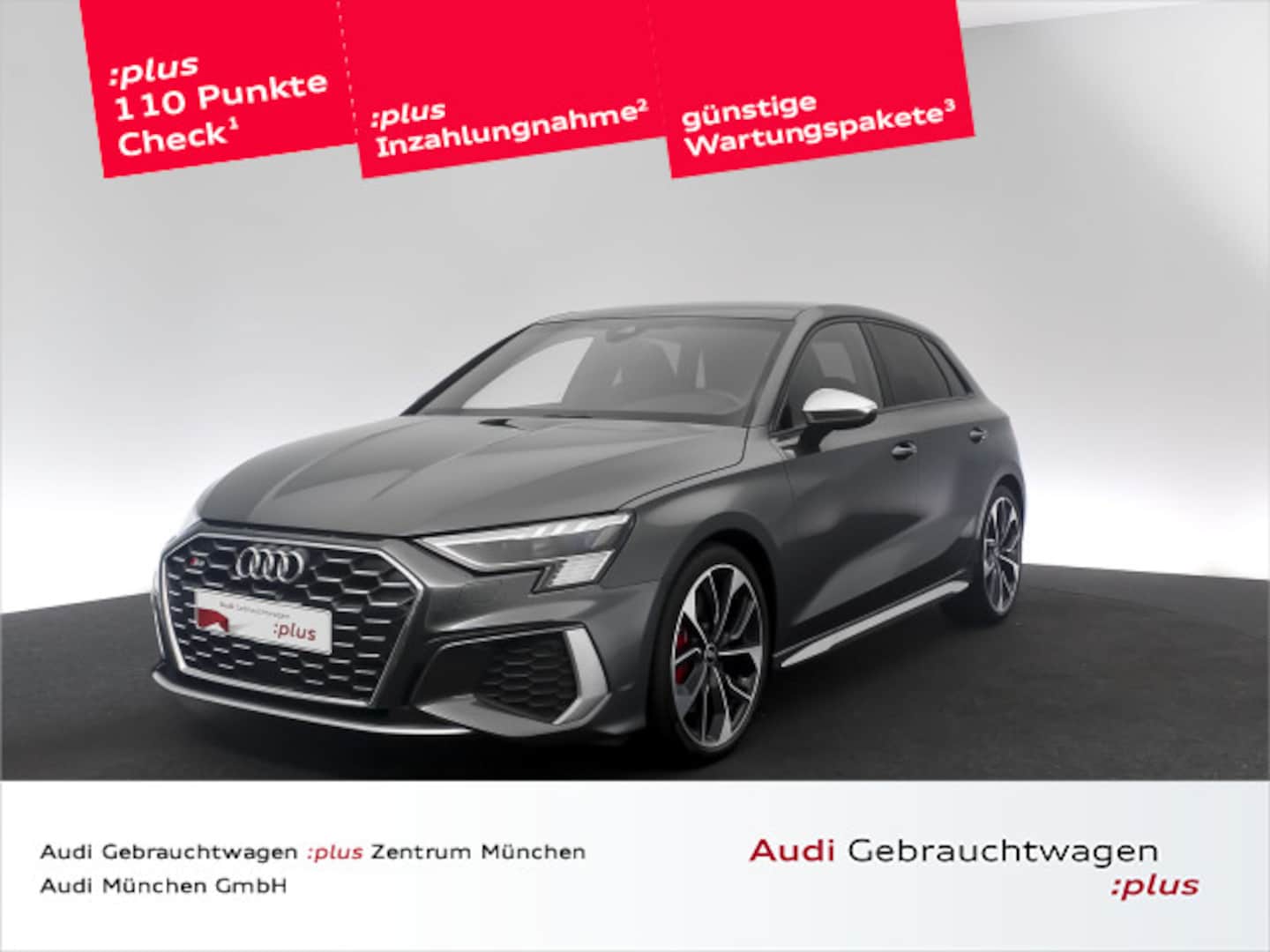 Bild über Audi S3 Sportback TFSI quattro S tronic - für weitere Informationen kontaktieren Sie den Audi Partner