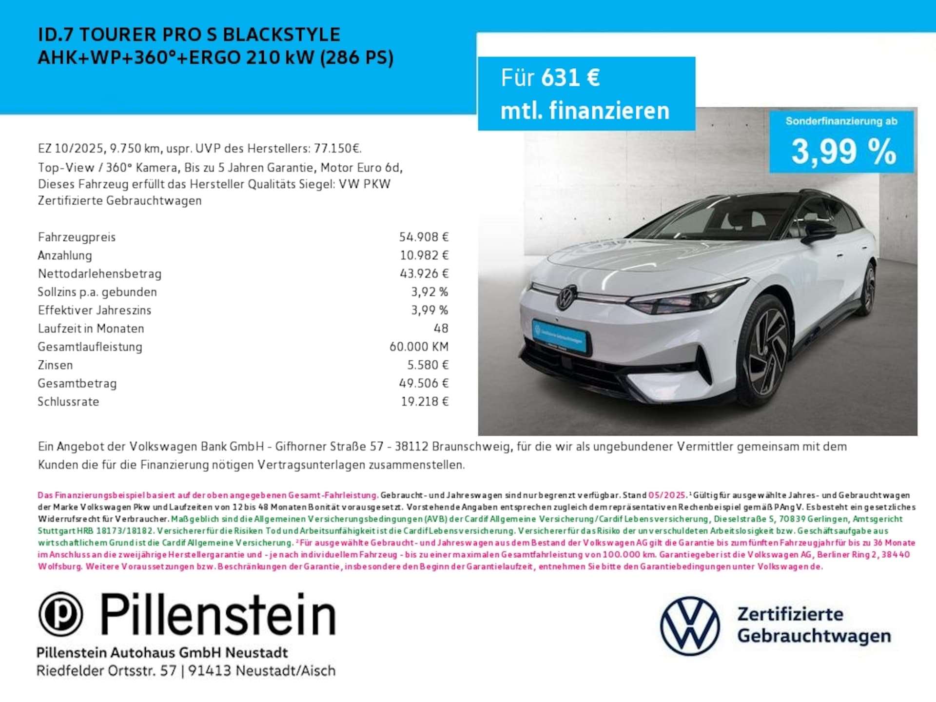 Volkswagen ID.7 Tourer Pro S