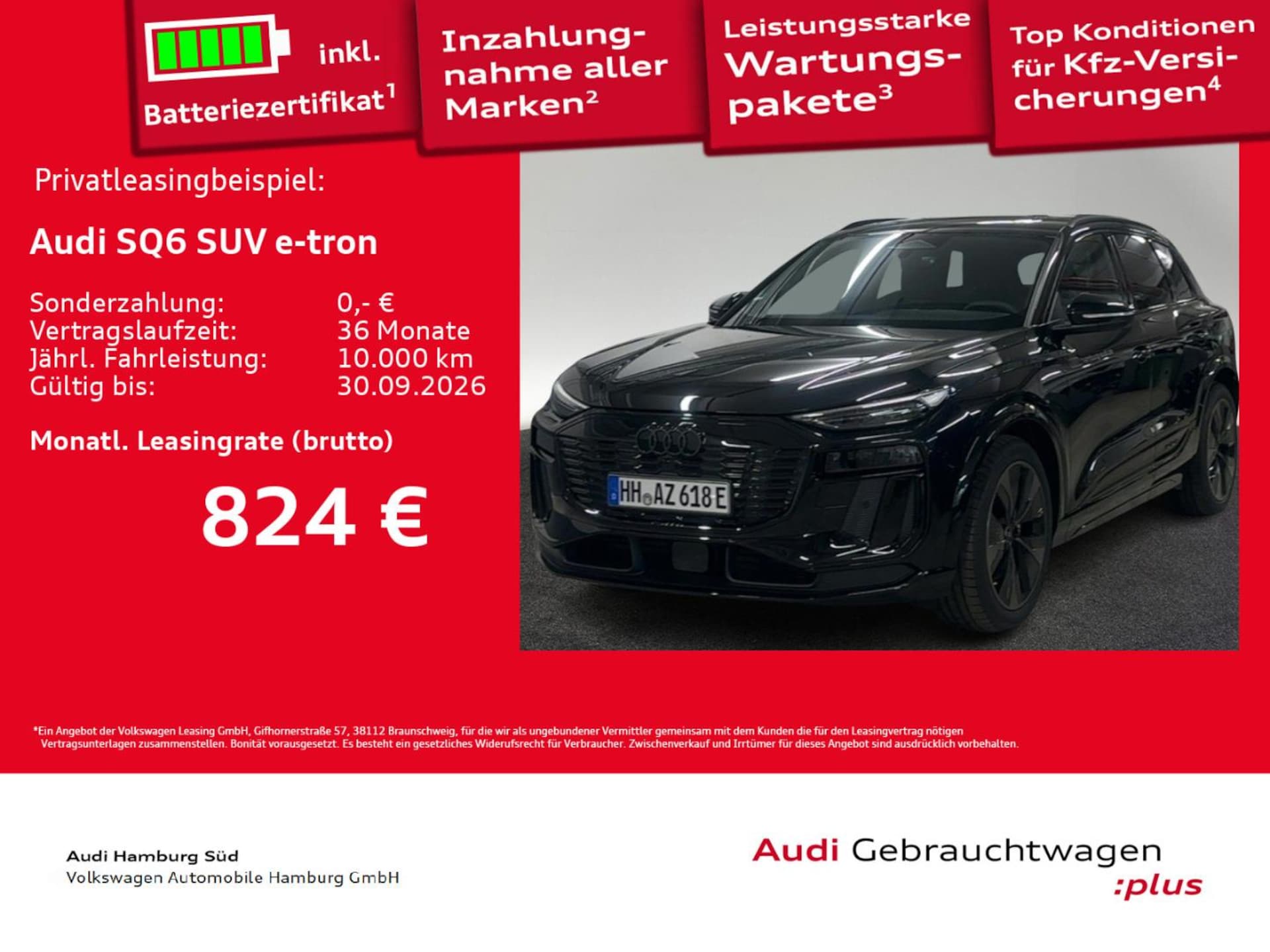 Audi SQ6 SUV e-tron