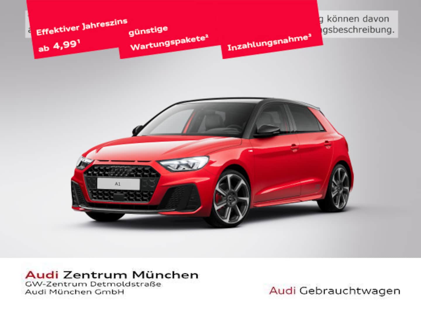 Bild über Audi A1 Sportback S line 40 TFSI S tronic - für weitere Informationen kontaktieren Sie den Audi Partner