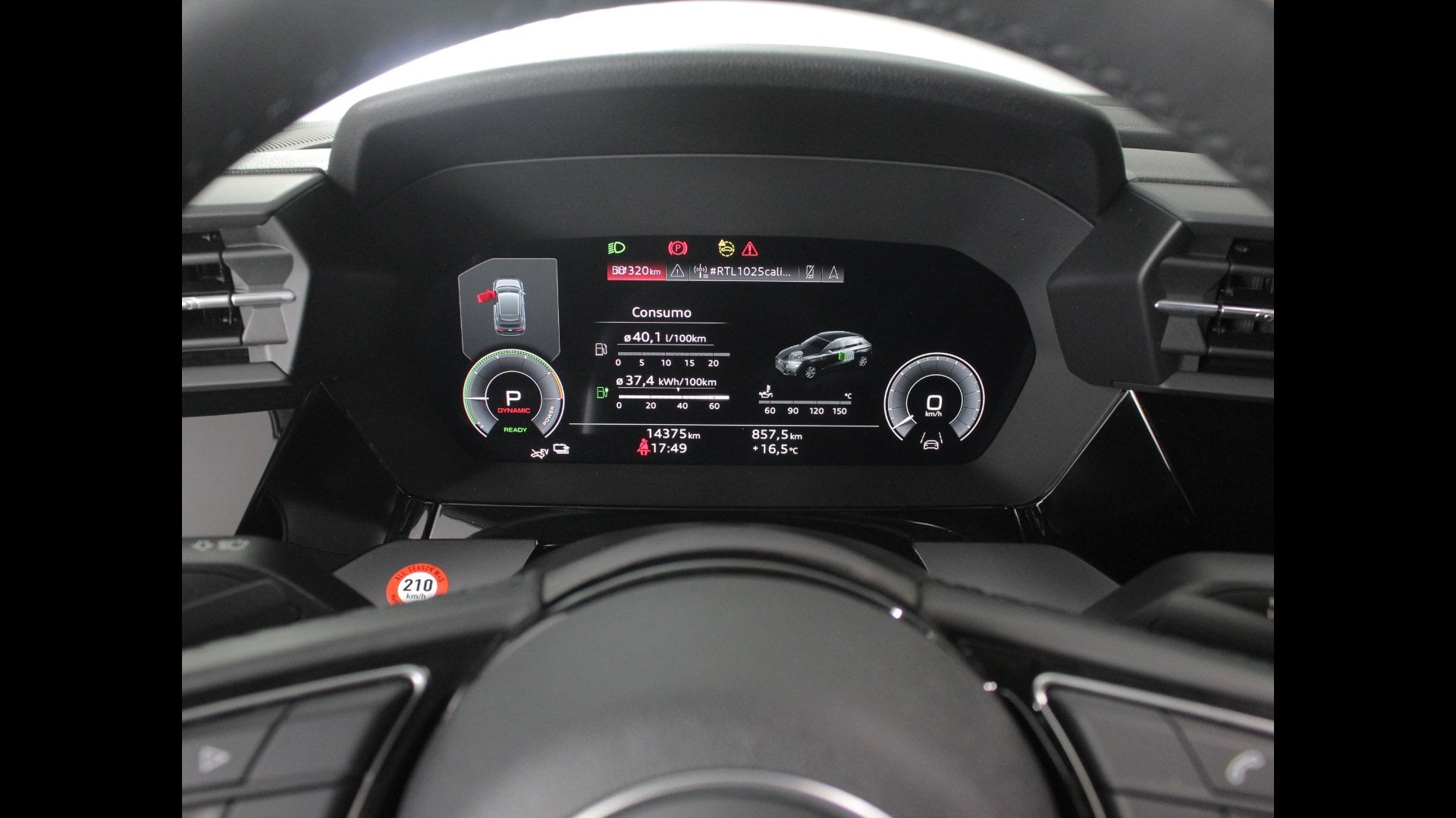 Immagine di Audi A3 Sportback TFSI e S line edition 40 TFSI e 150 kW (204 CV) S tronic - Vista: for more details contact your dealer