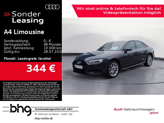 Image about Audi A4 Limousine advanced 40 TDI quattro S tronic