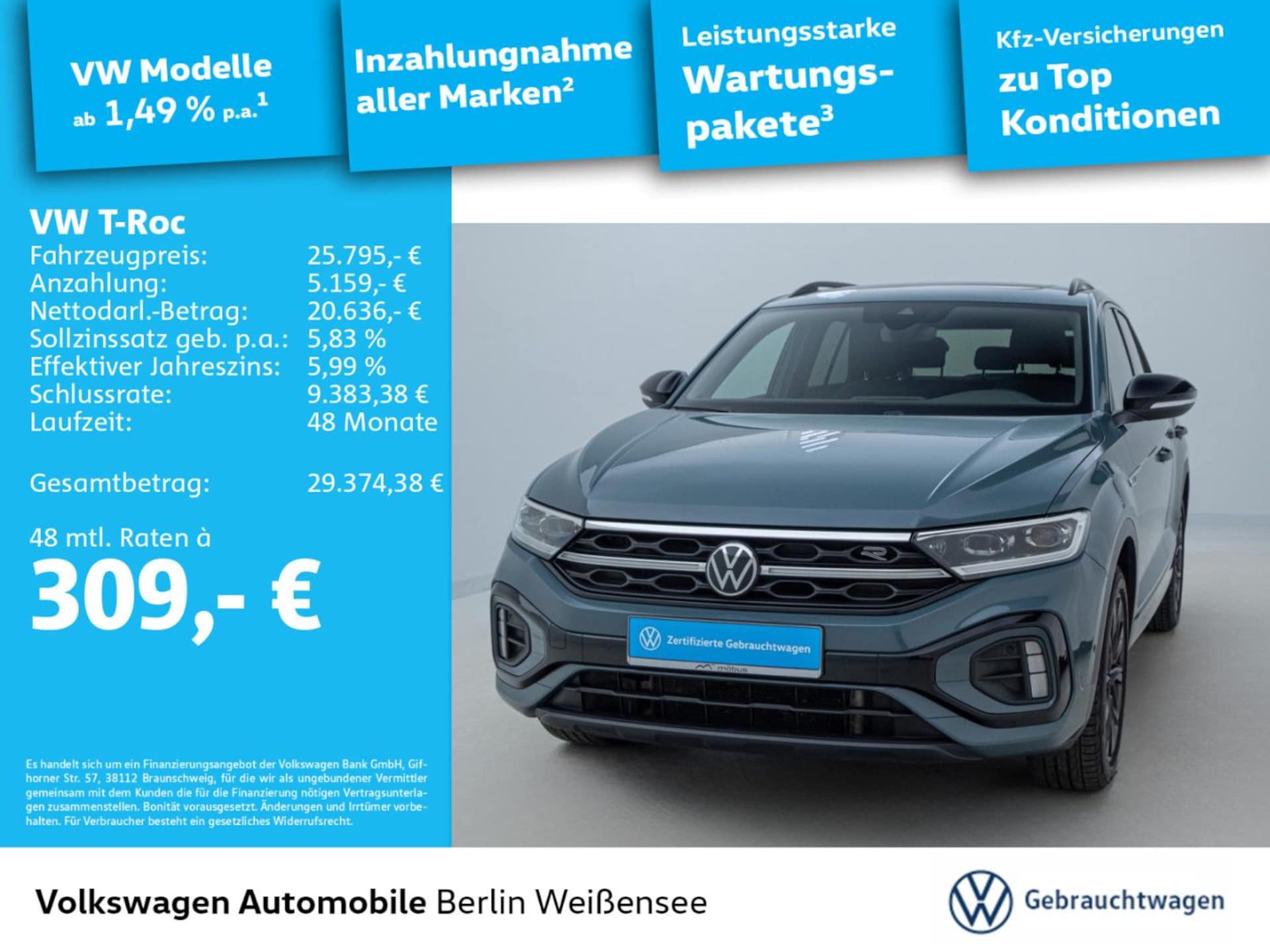 Volkswagen T-Roc R-Line