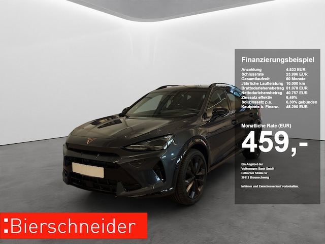 CUPRA Formentor 1.5 e-Hybrid DSG Black Edition AHK+Sennheiser+360Grad+Navi+19+LED u.v.m. (25104_GW_RGB-VS)