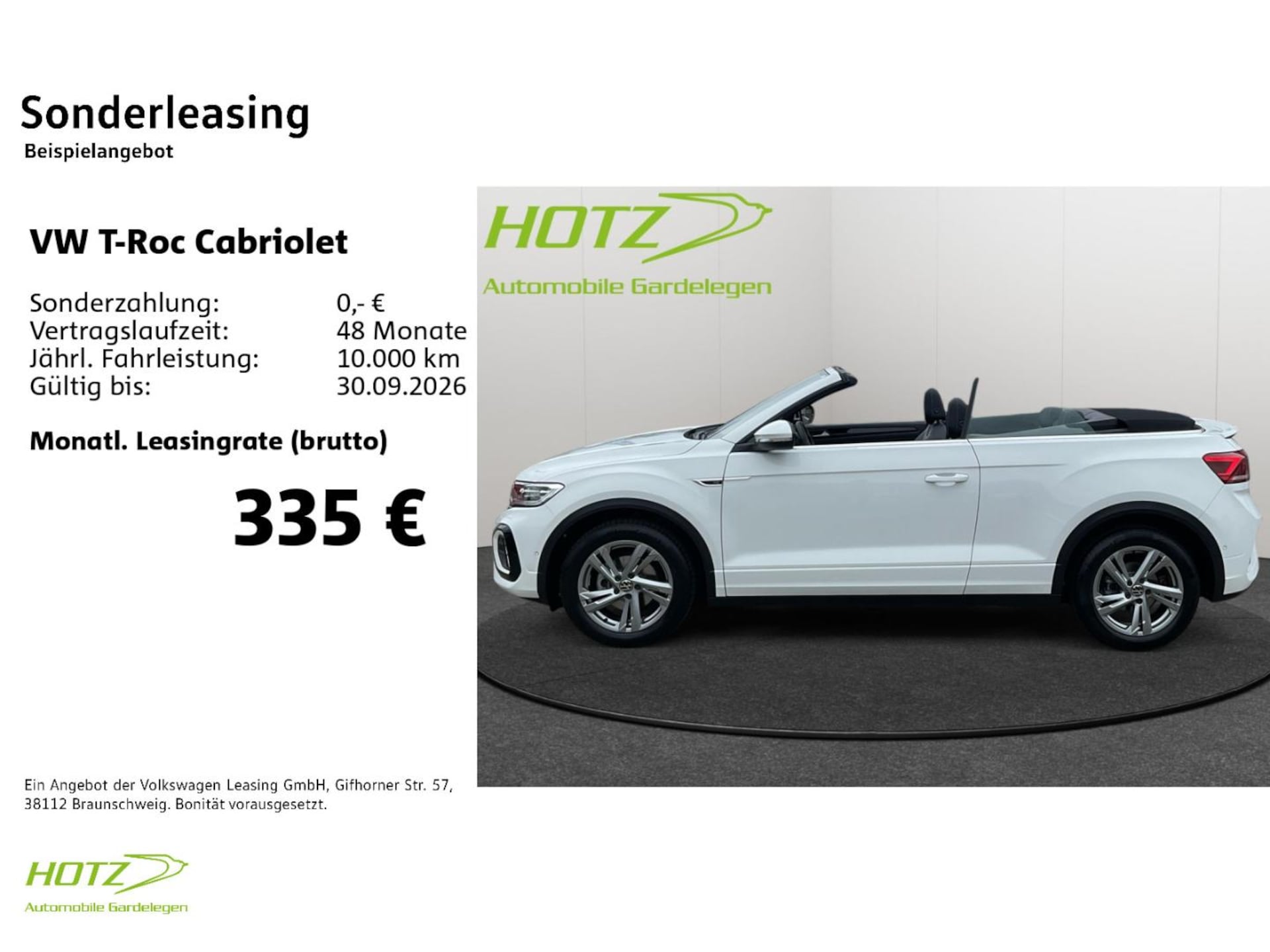 Volkswagen T-Roc Cabriolet R-Line