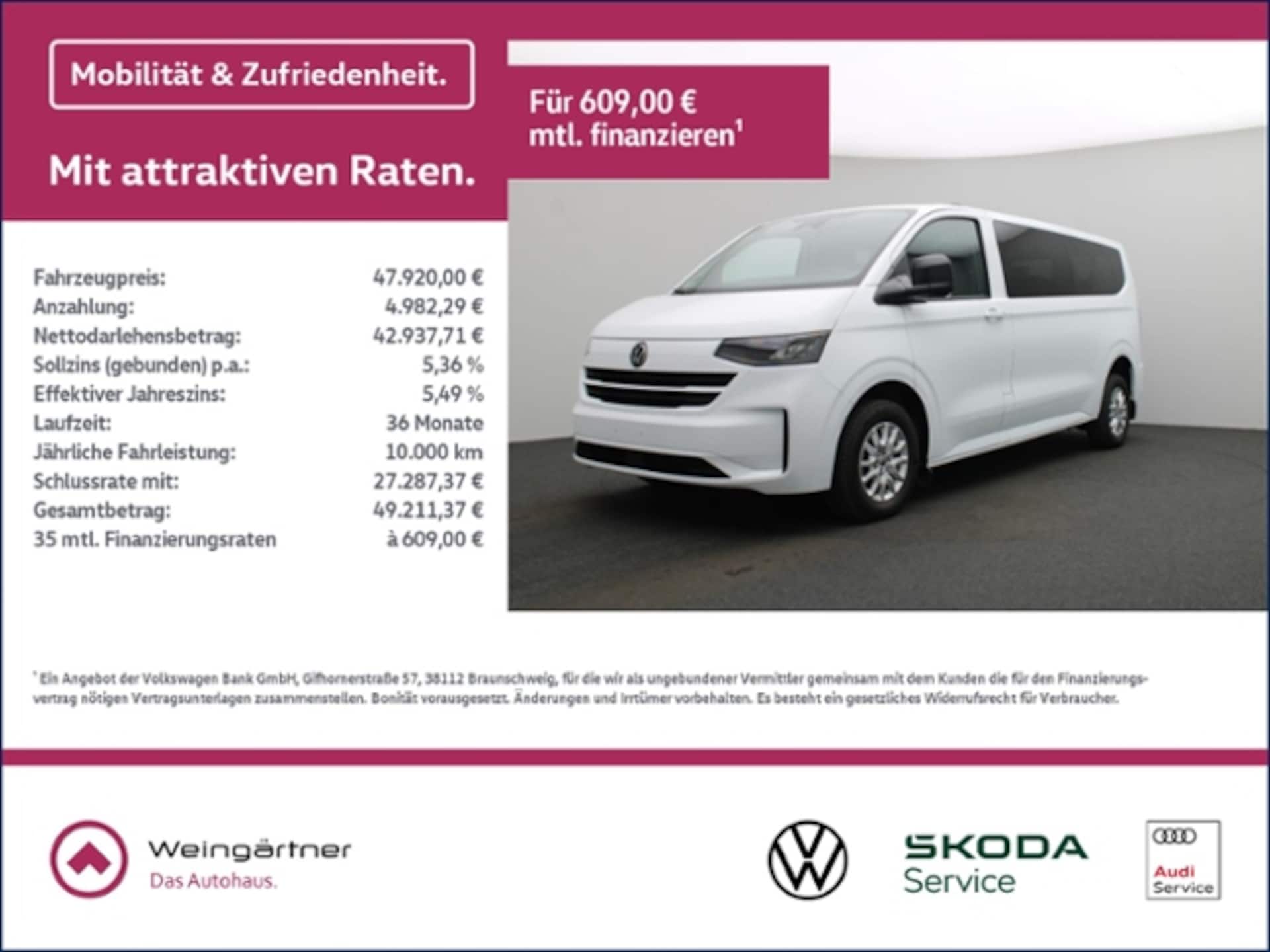 Volkswagen Caravelle langer Radstand Life