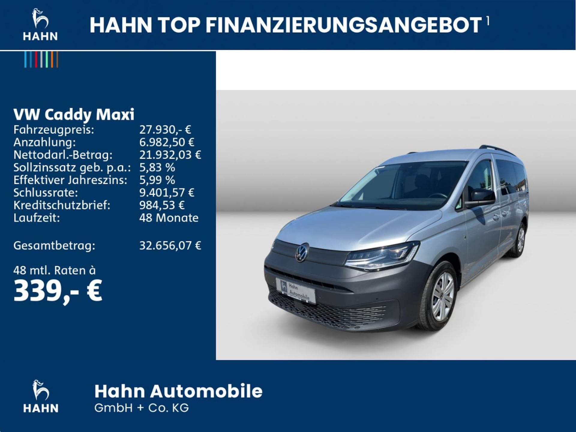 Volkswagen Caddy Maxi Kombi Basis-Modell