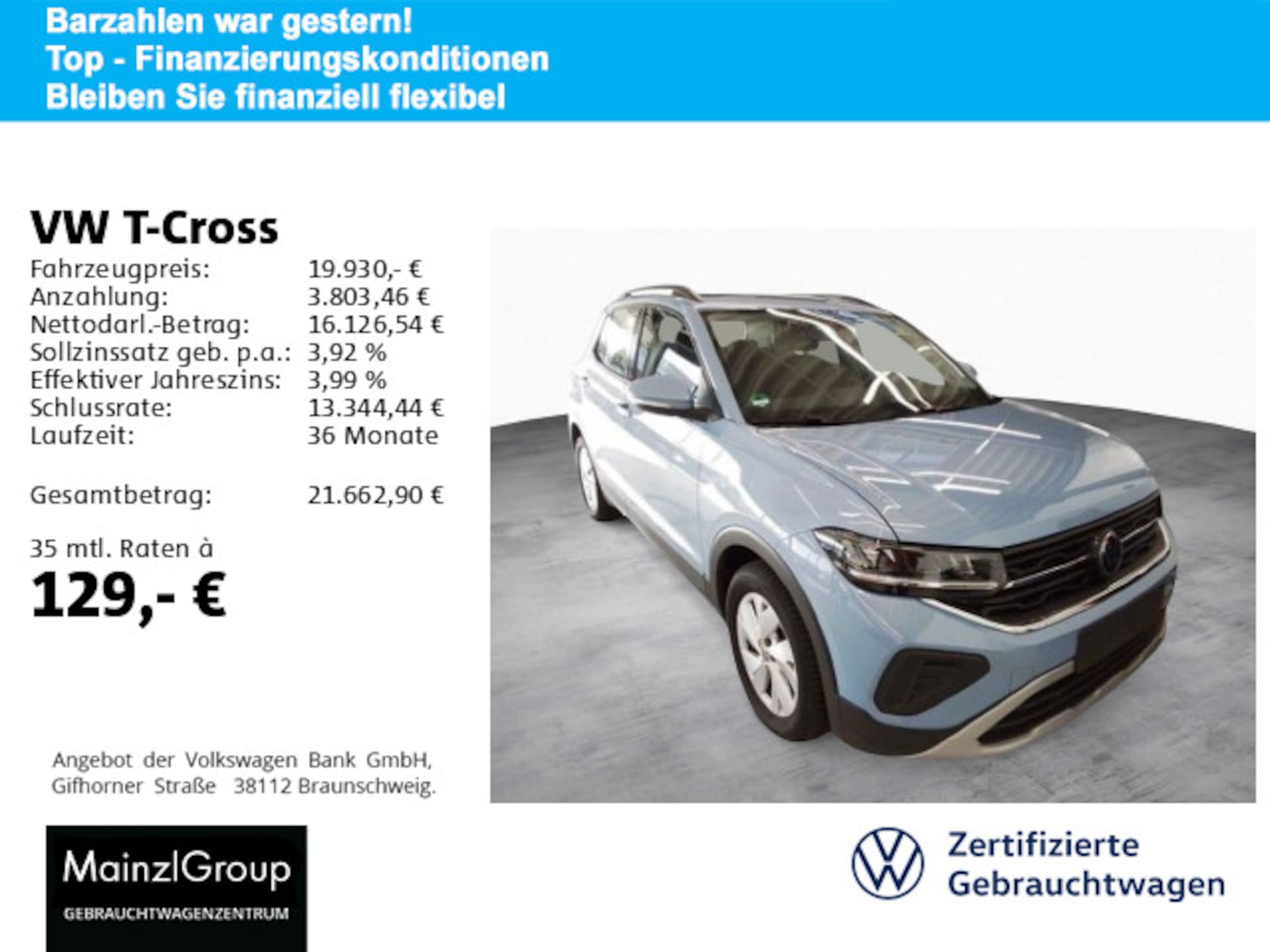 Volkswagen T-Cross Life