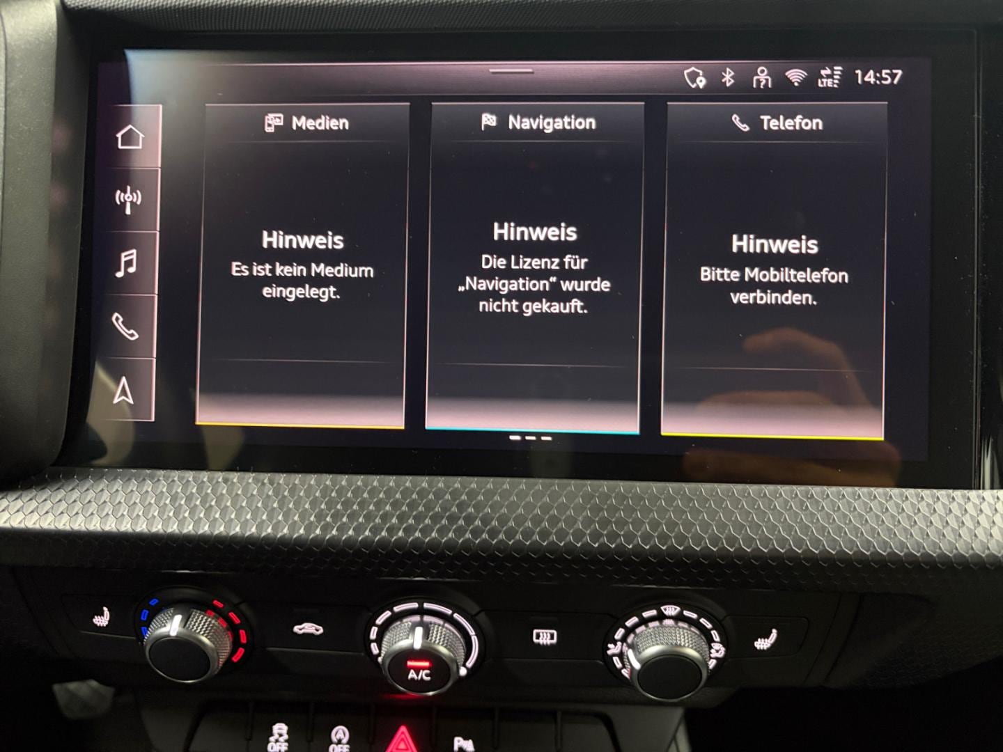 Bild über Audi A1 Sportback advanced 25 TFSI Schaltgetriebe - für weitere Informationen kontaktieren Sie den Audi Partner